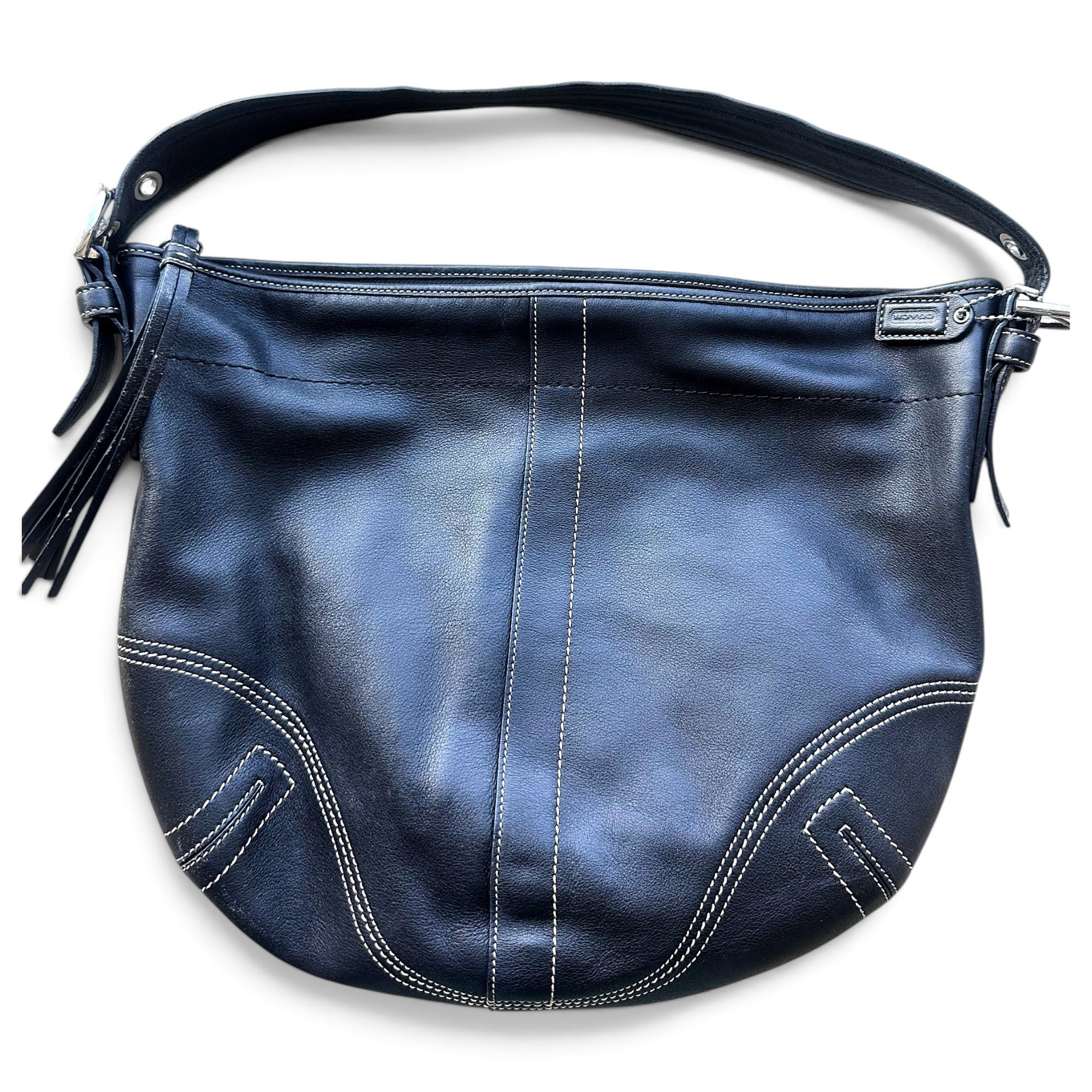 Leather handbag
