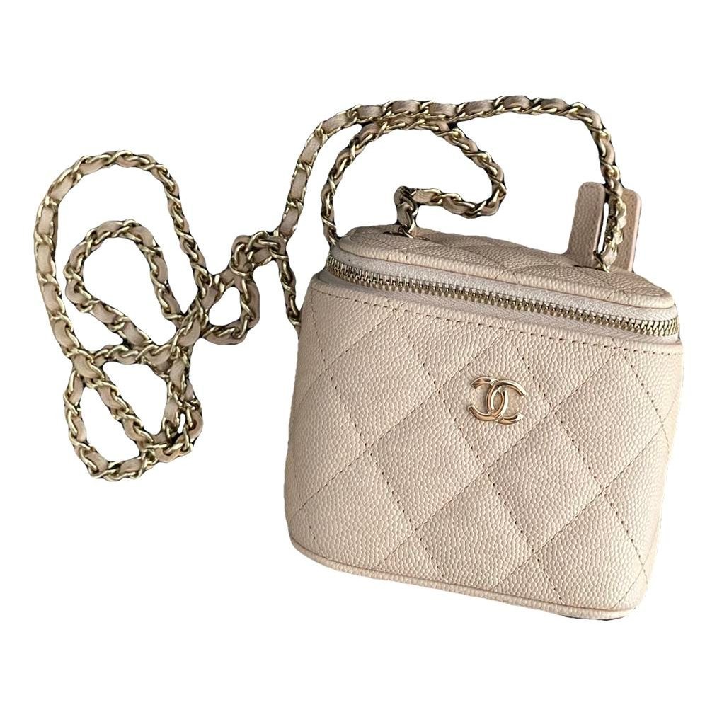 Trendy CC Vanity leather handbag