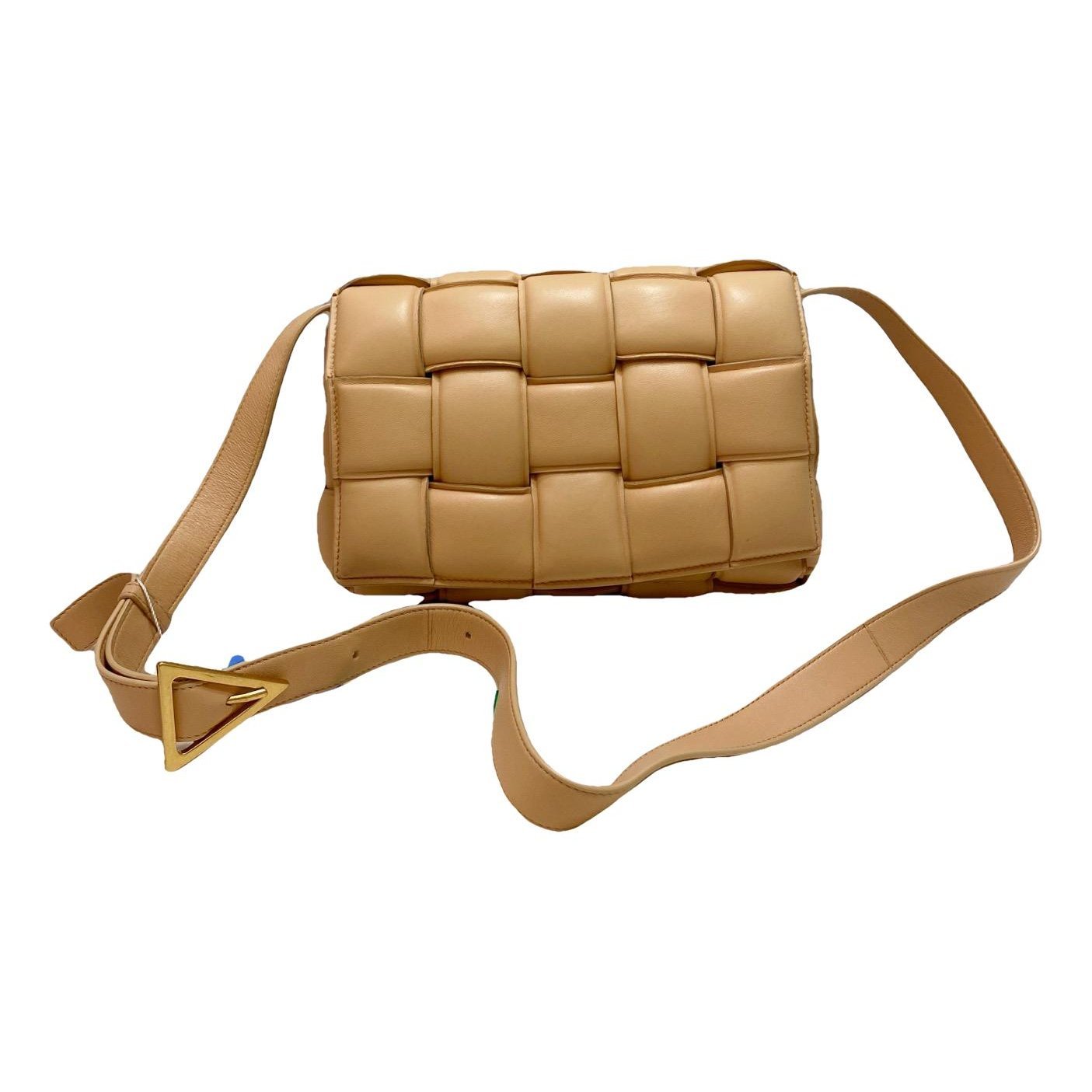 Cassette leather handbag