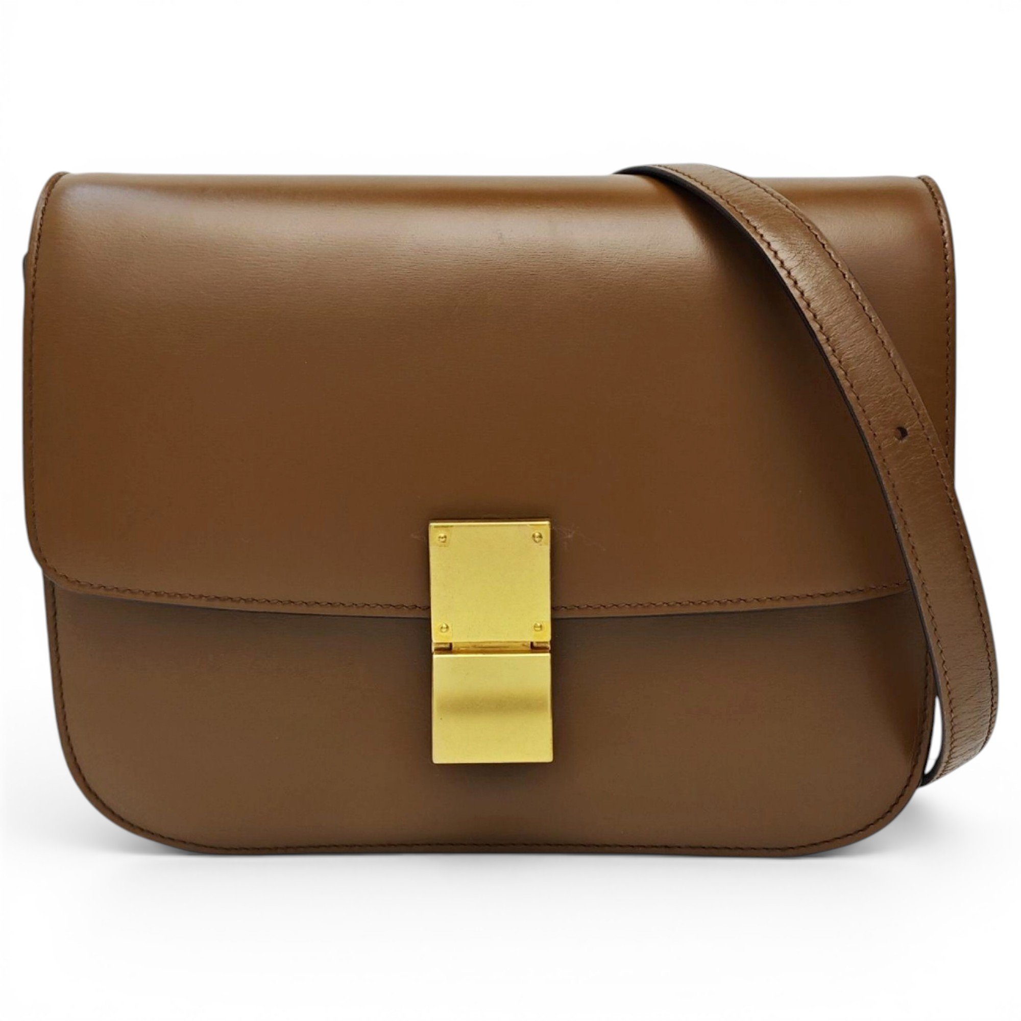 Classic leather handbag