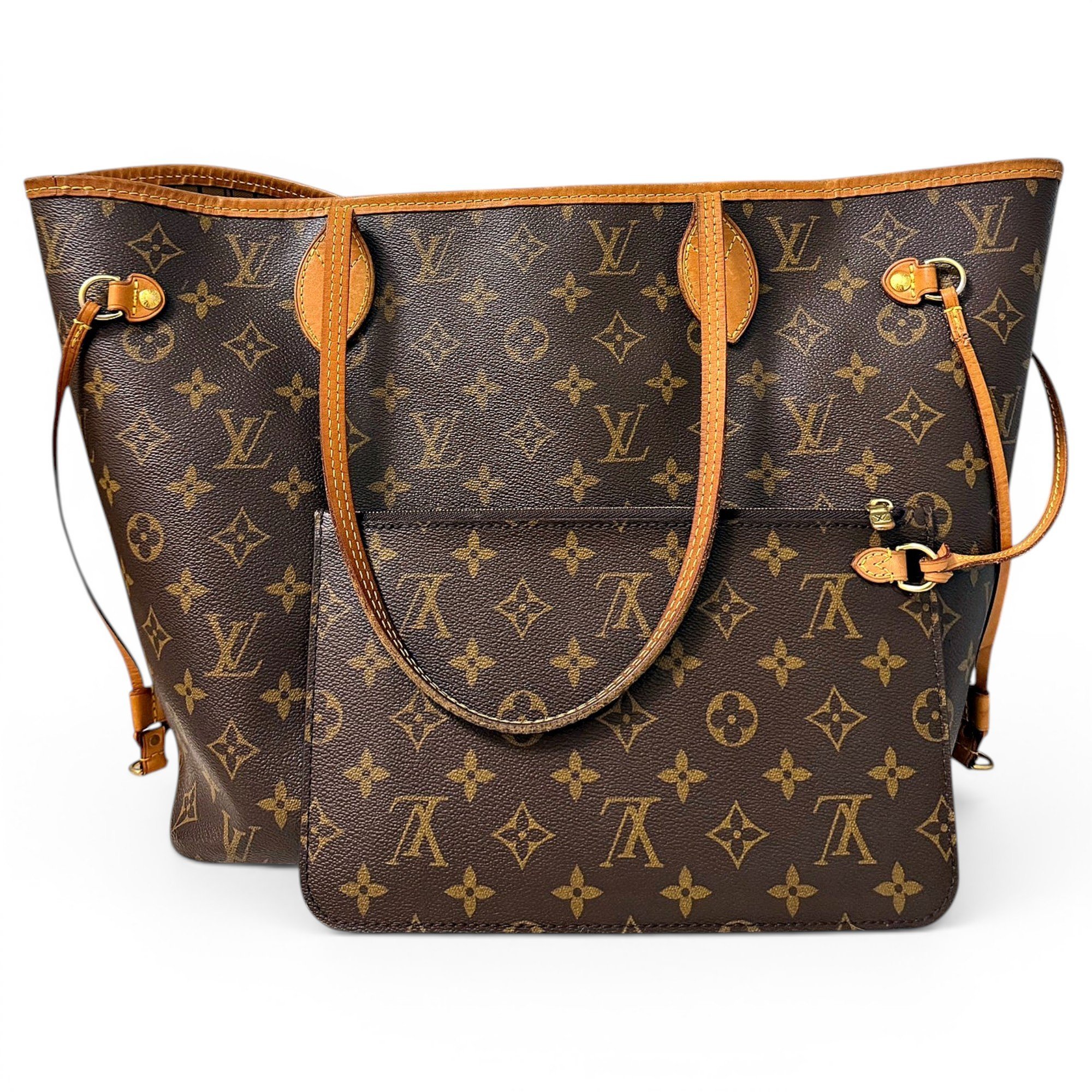 Neverfull leather tote