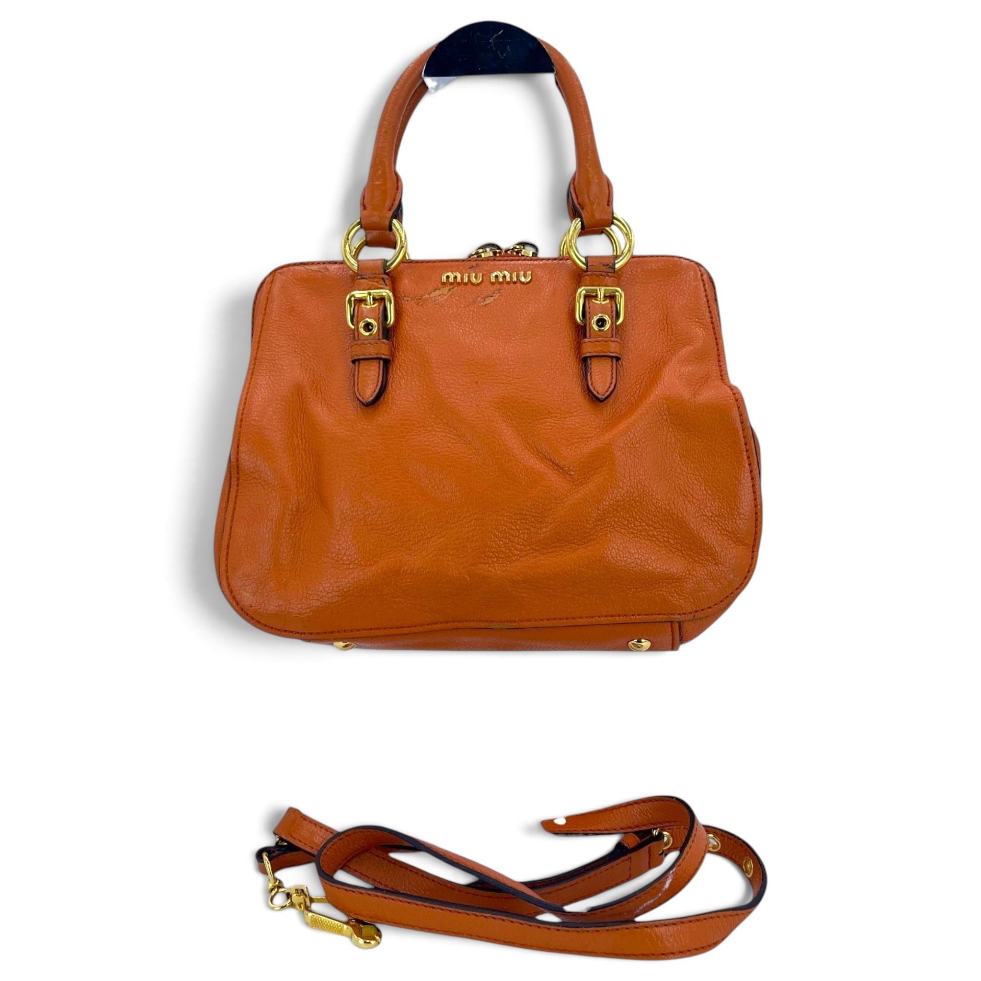 Leather handbag
