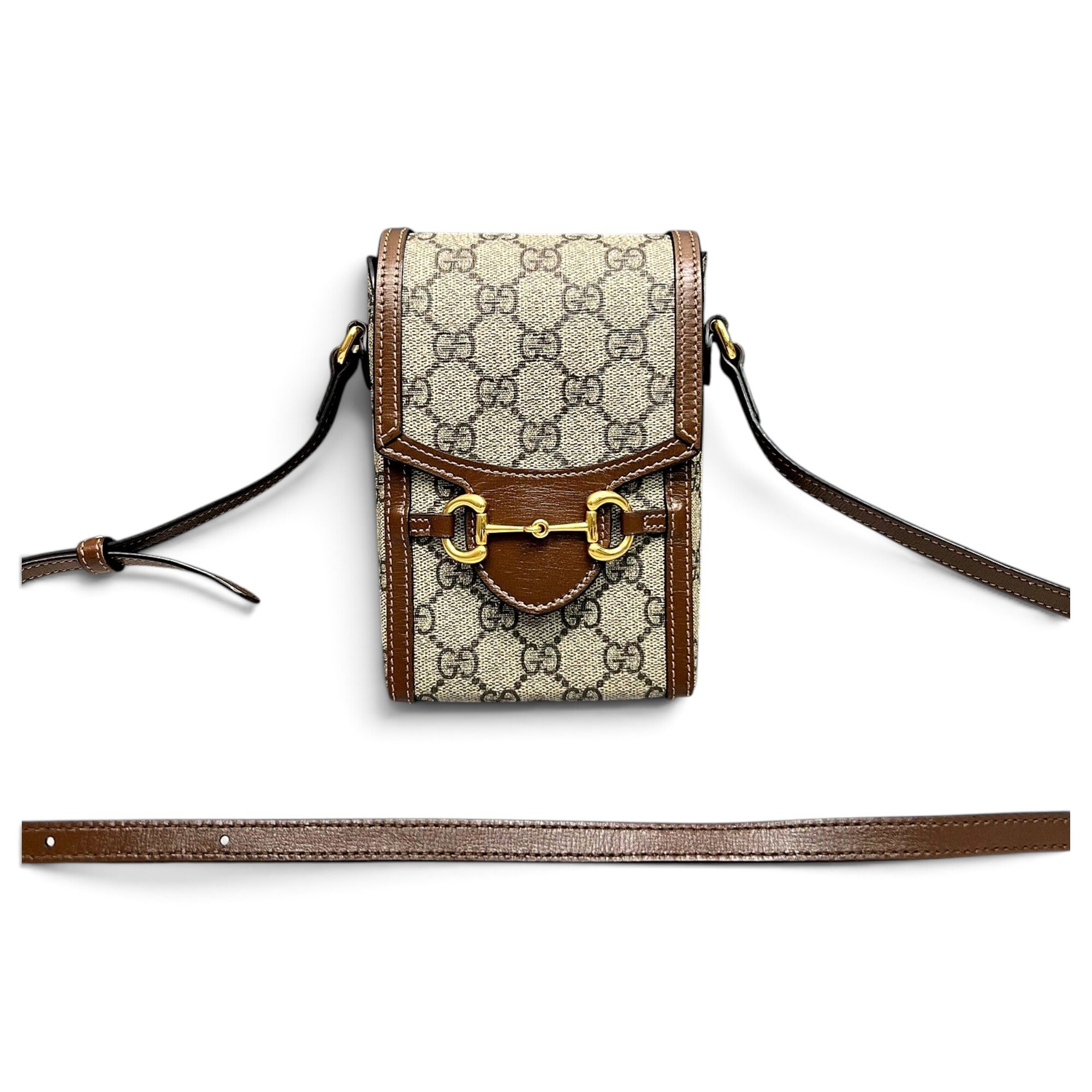 Horsebit 1955 Vertical leather handbag