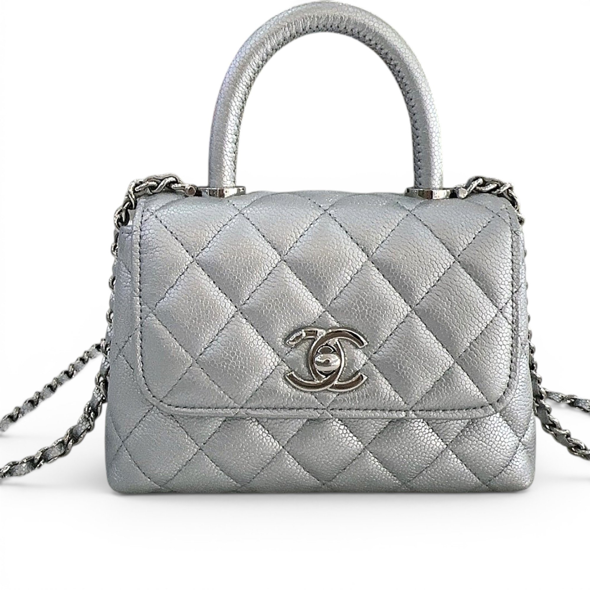 Coco Handle leather handbag
