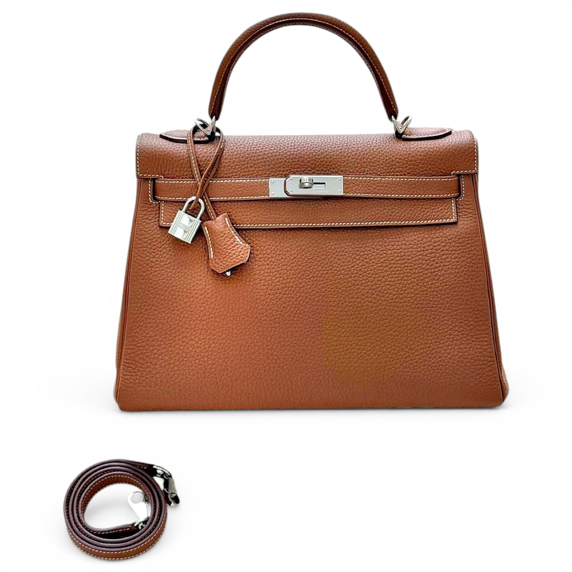 Kelly 32 leather handbag