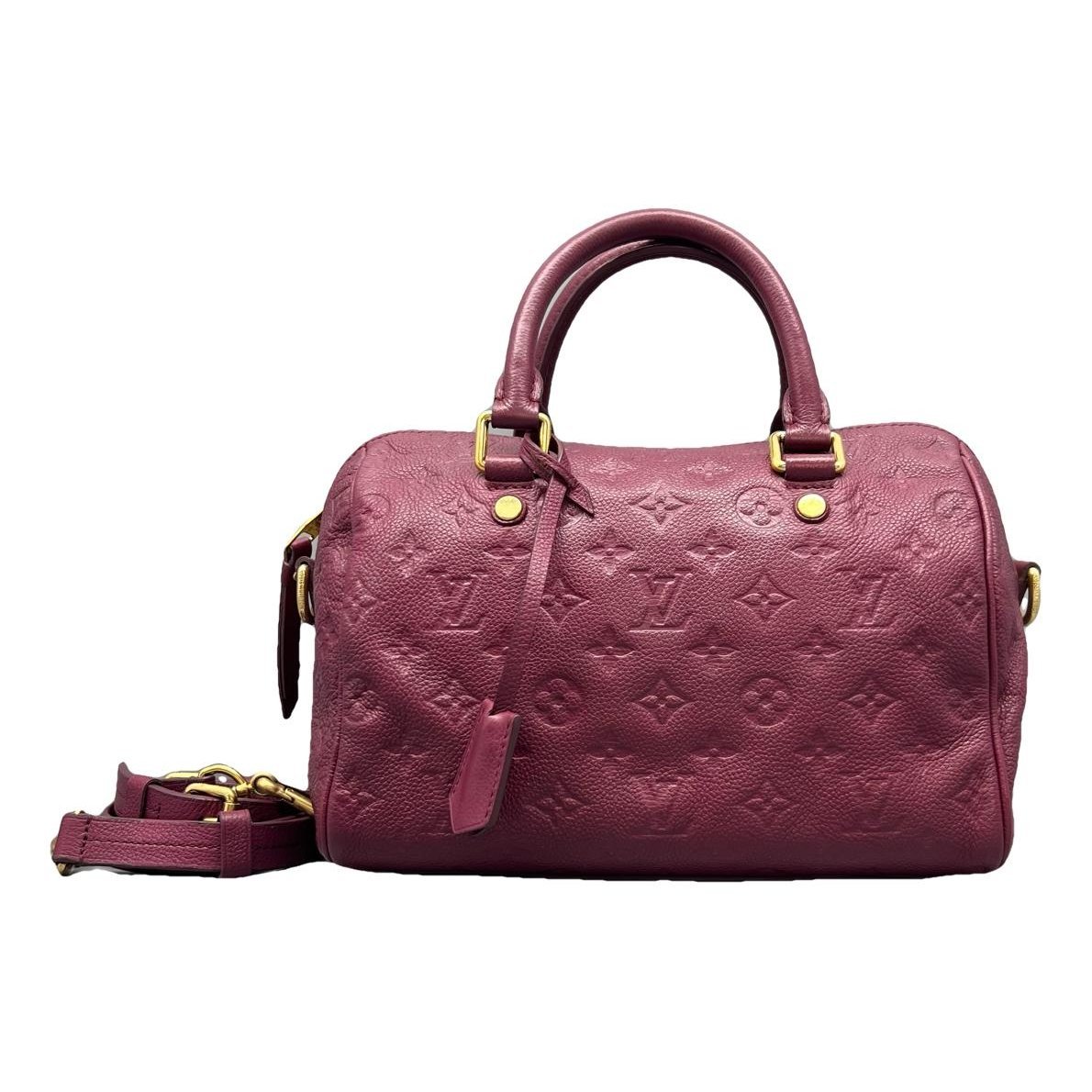 Speedy leather handbag