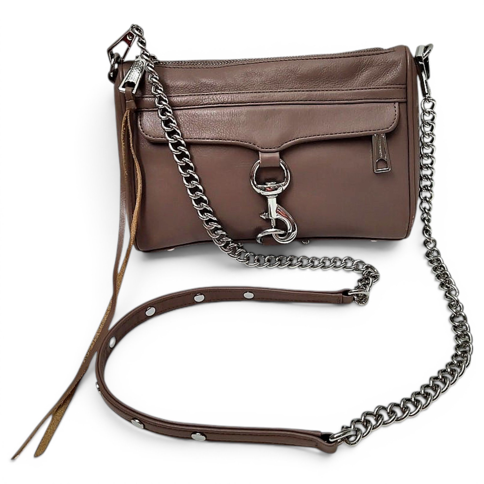 Leather crossbody bag