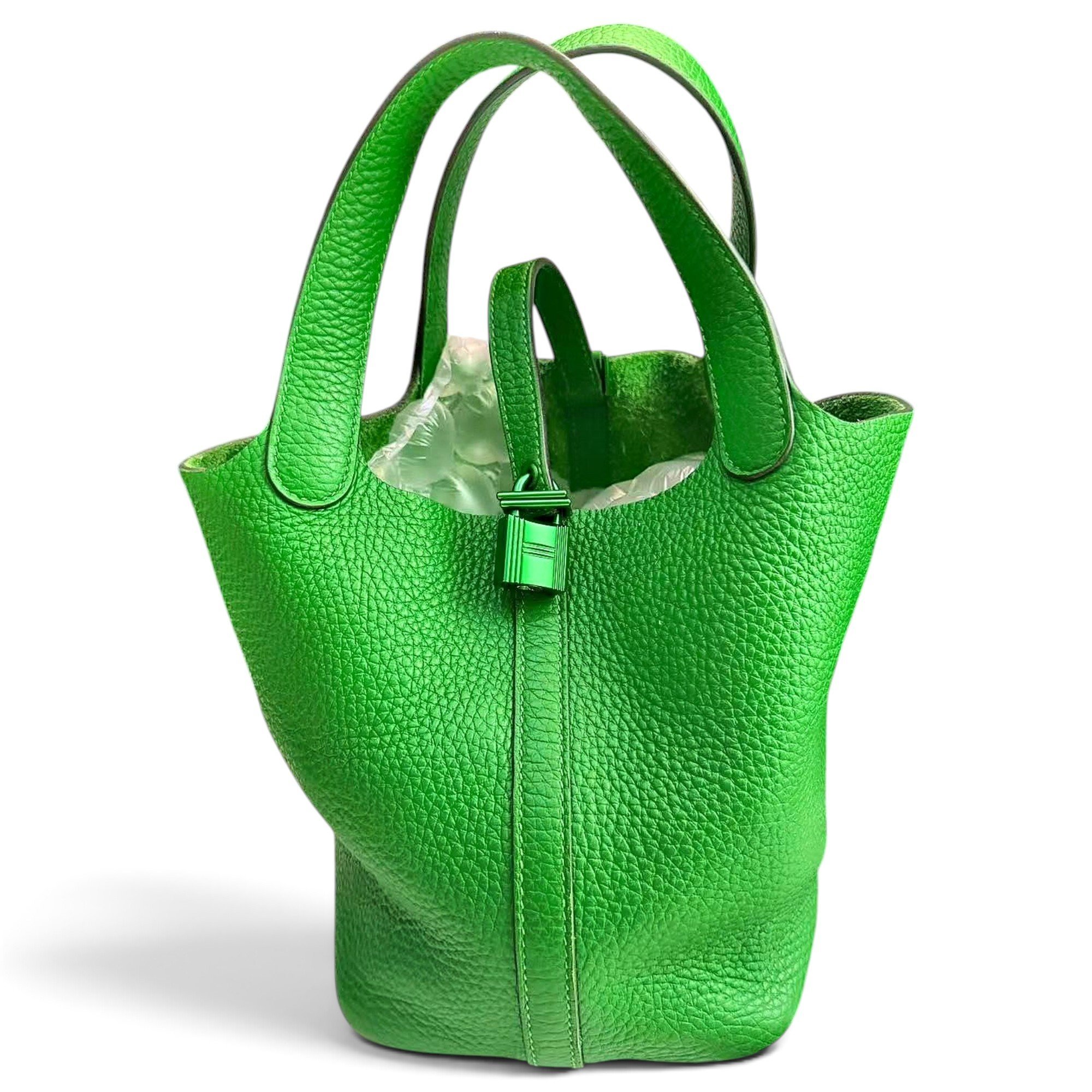 Picotin leather handbag