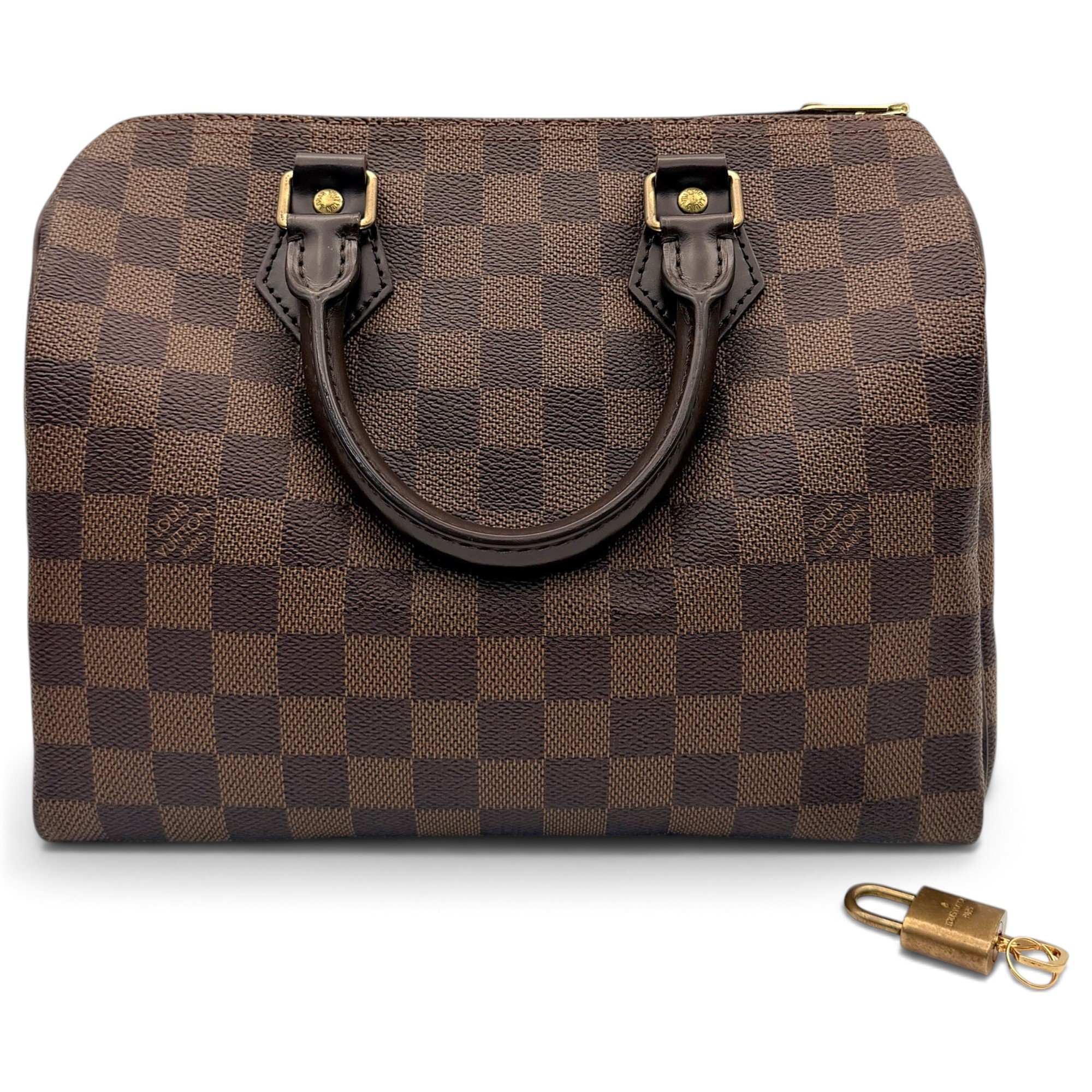 Speedy leather handbag