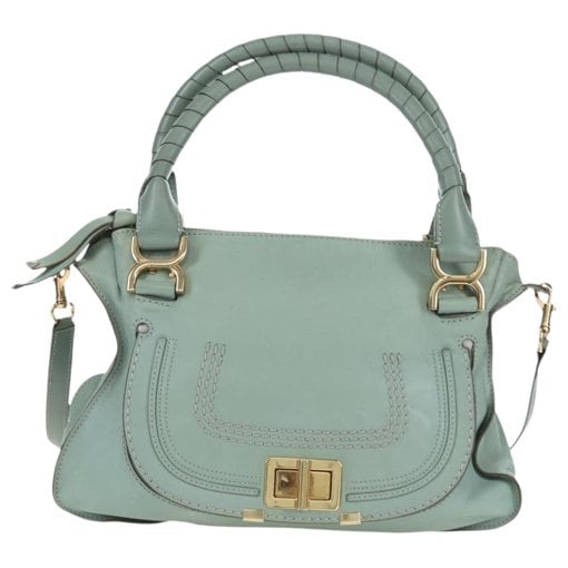 Marcie Top Handle leather handbag
