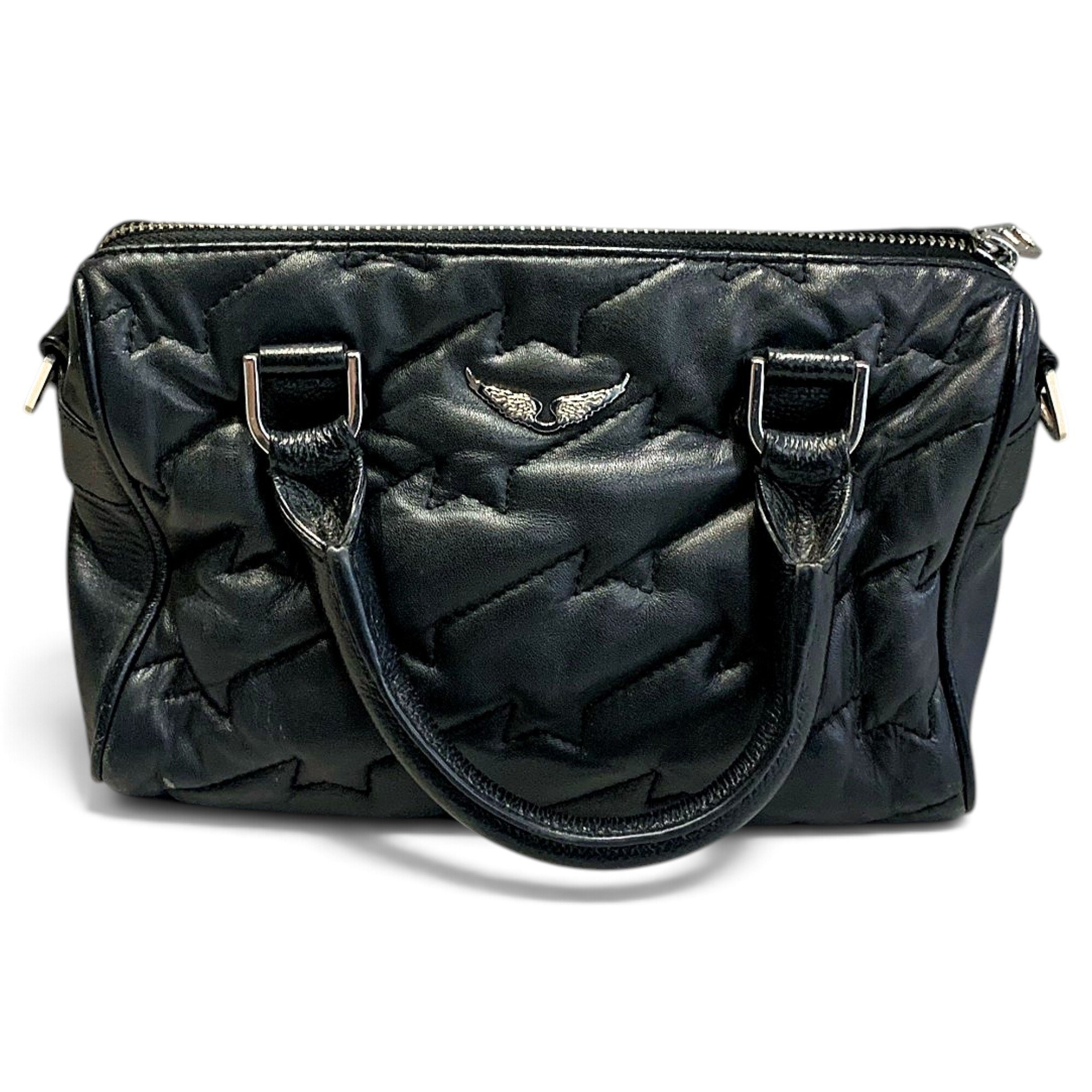 Sunny leather bowling bag