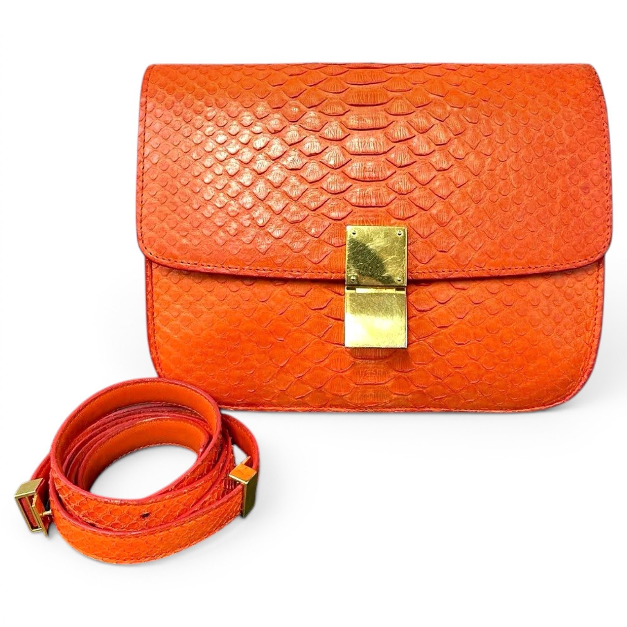 Classic leather crossbody bag