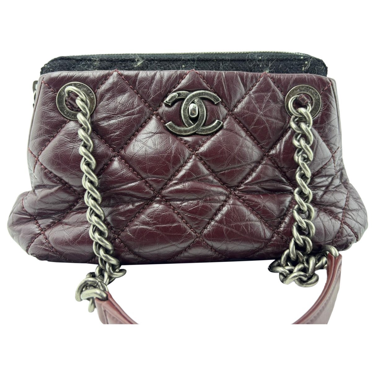 Leather handbag