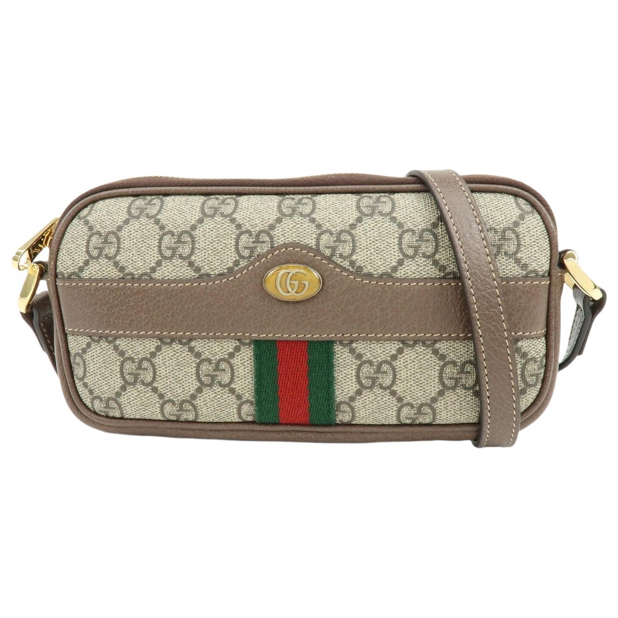 Ophidia leather crossbody bag