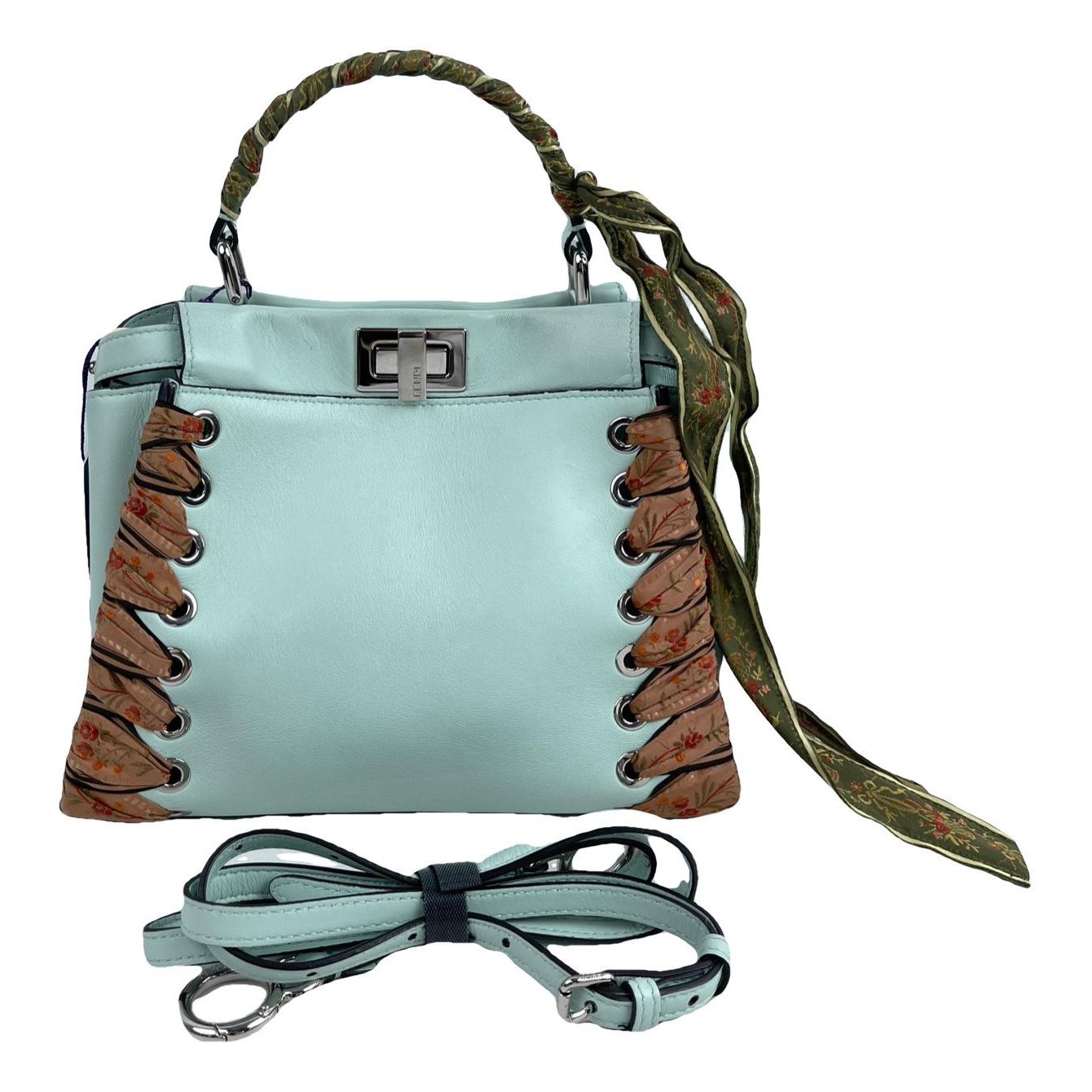 Peekaboo leather handbag