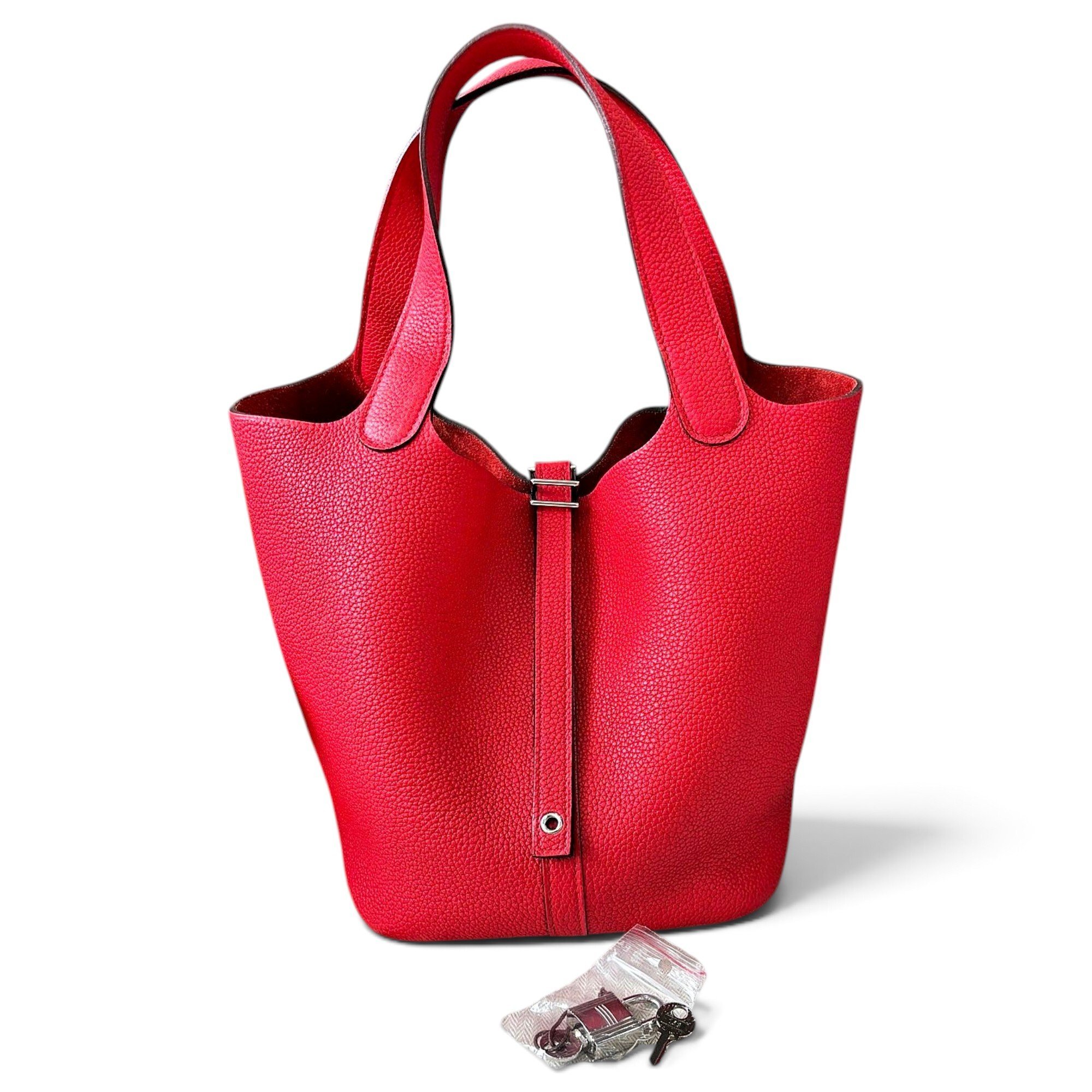 Picotin leather handbag
