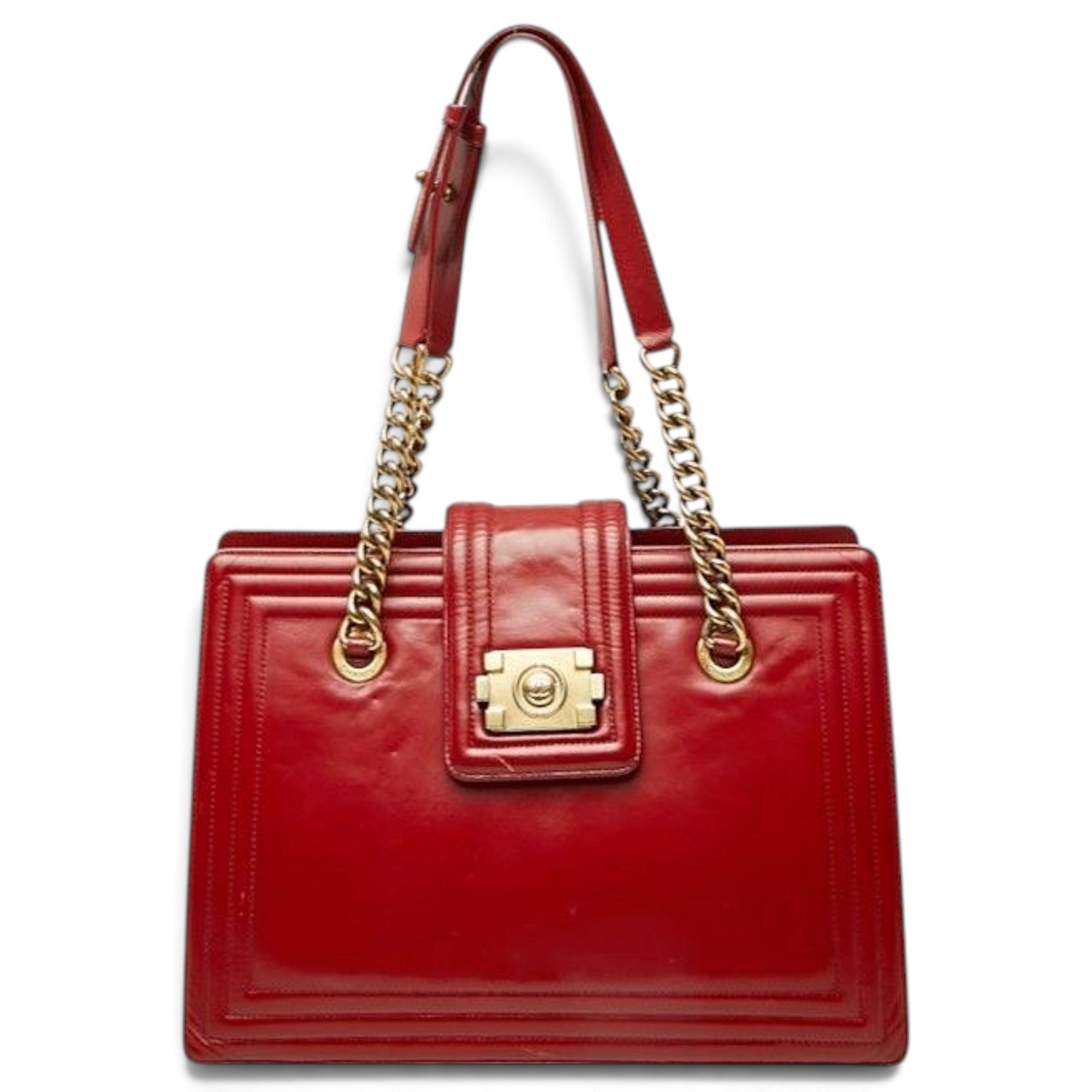 Boy pony-style calfskin tote