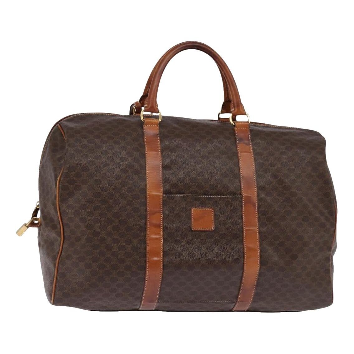 Patent leather travel bag