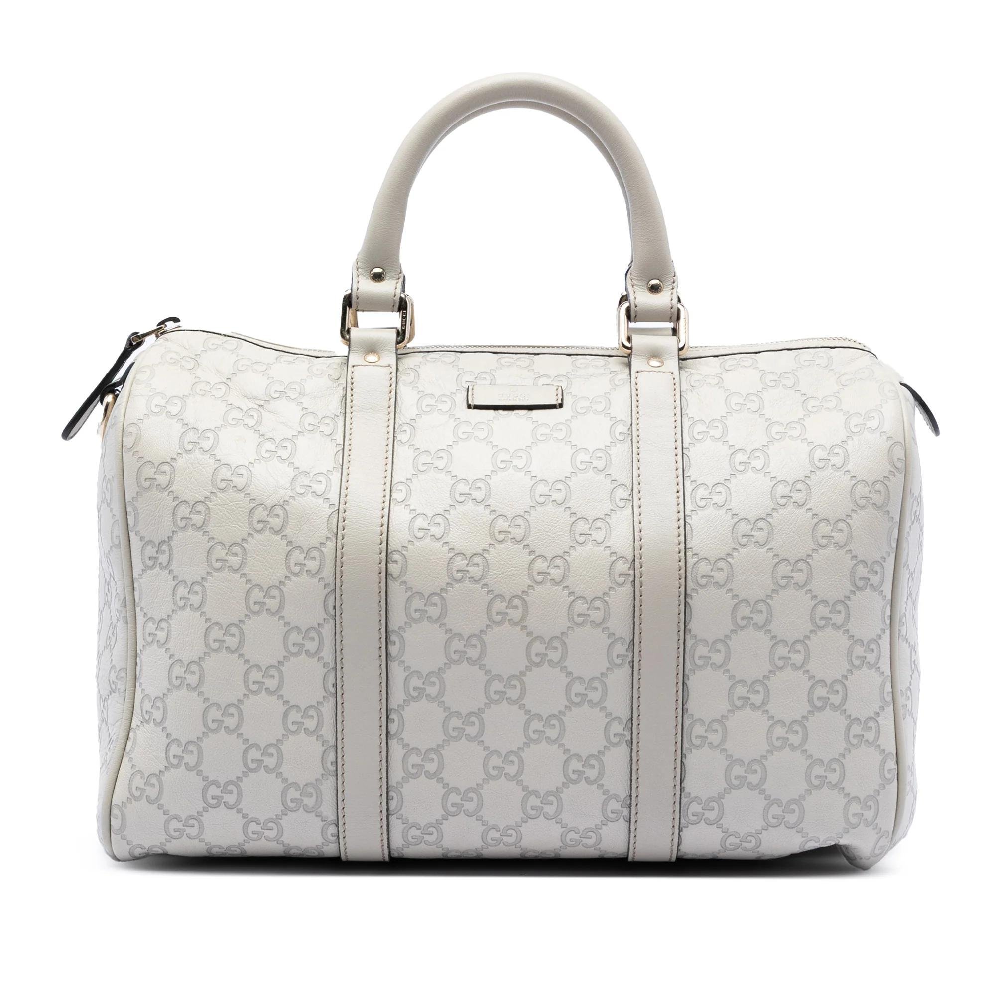 Boston leather handbag