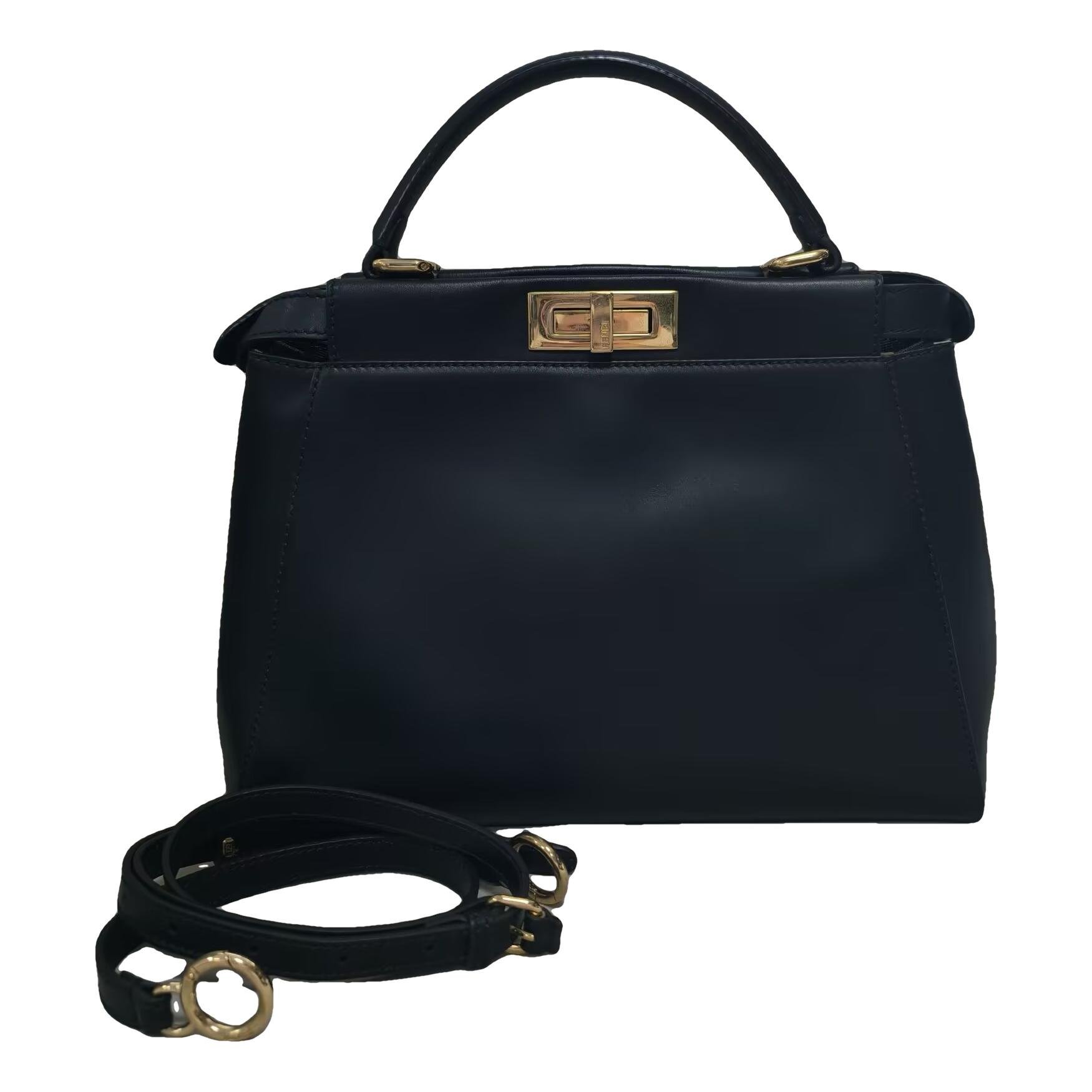 Peekaboo leather handbag