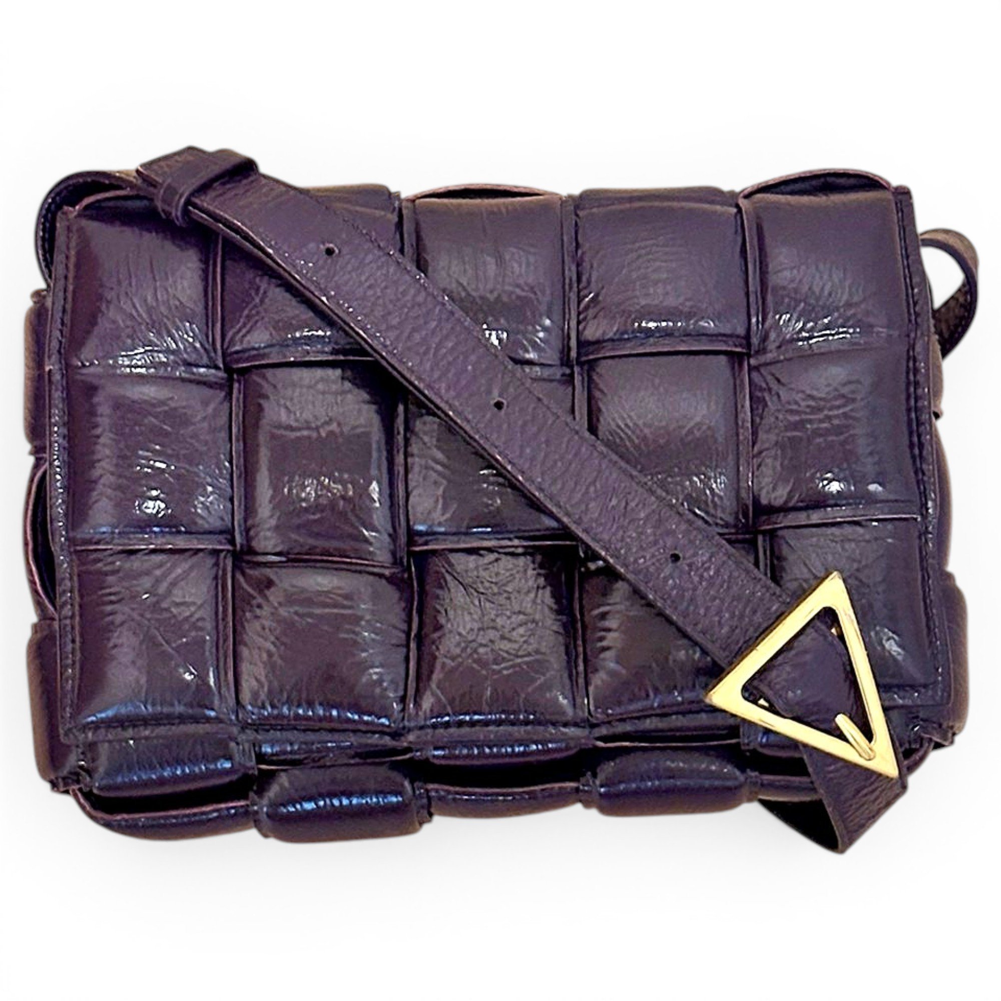 Cassette Padded leather crossbody bag