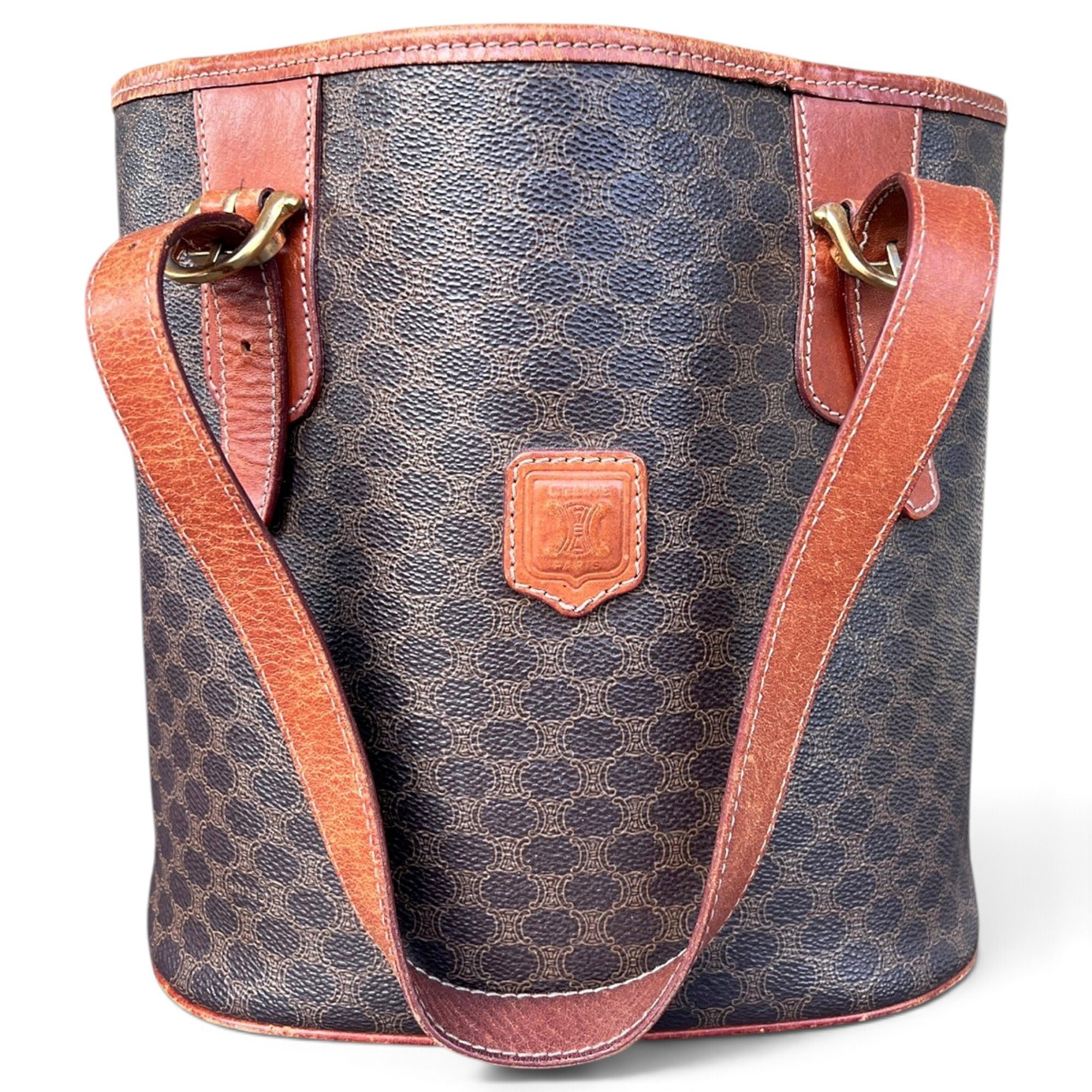 SAC SEAU leather handbag