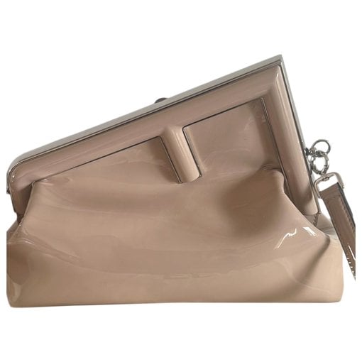 First vinyl crossbody bag