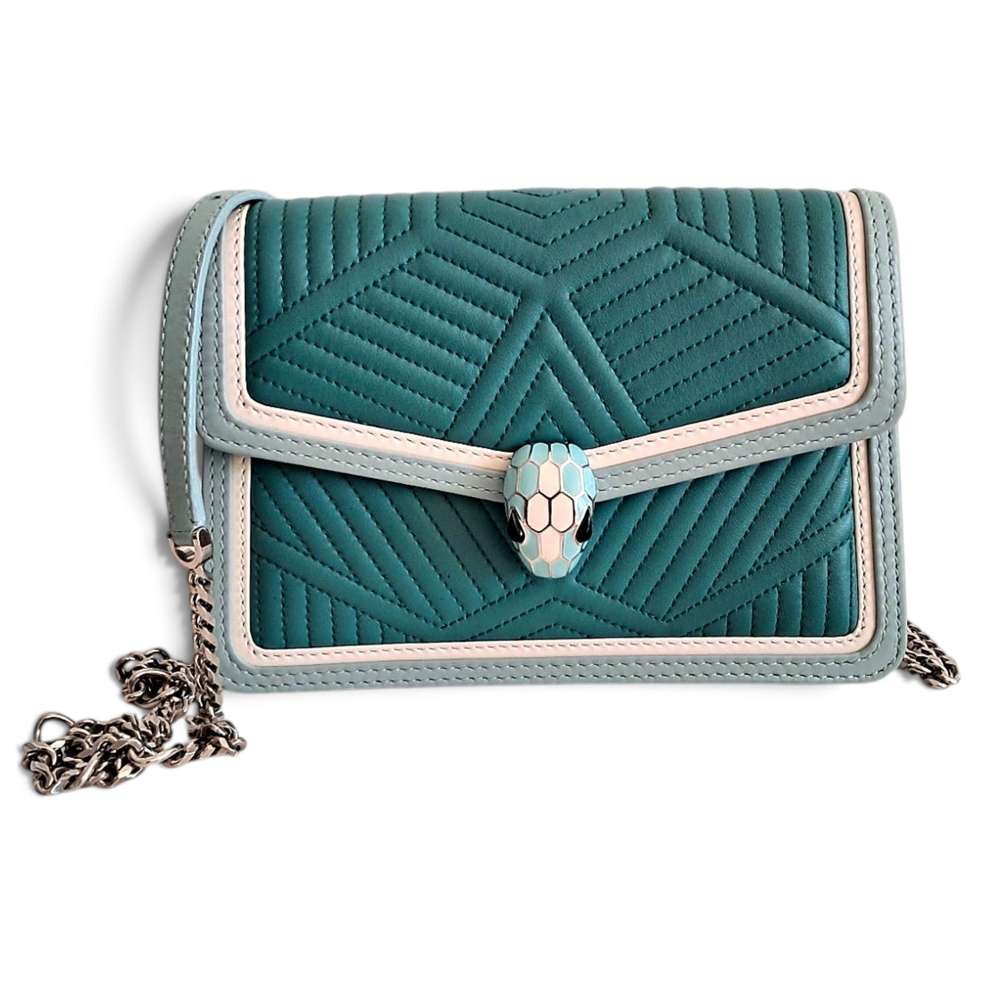 Serpenti leather crossbody bag