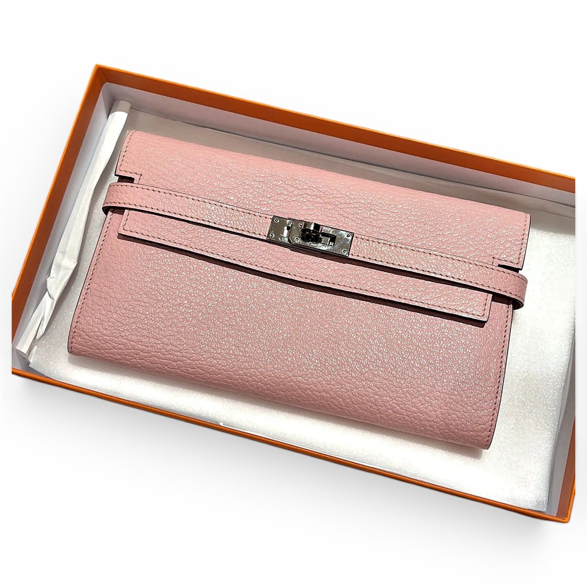 Kelly to go leather clutch bag