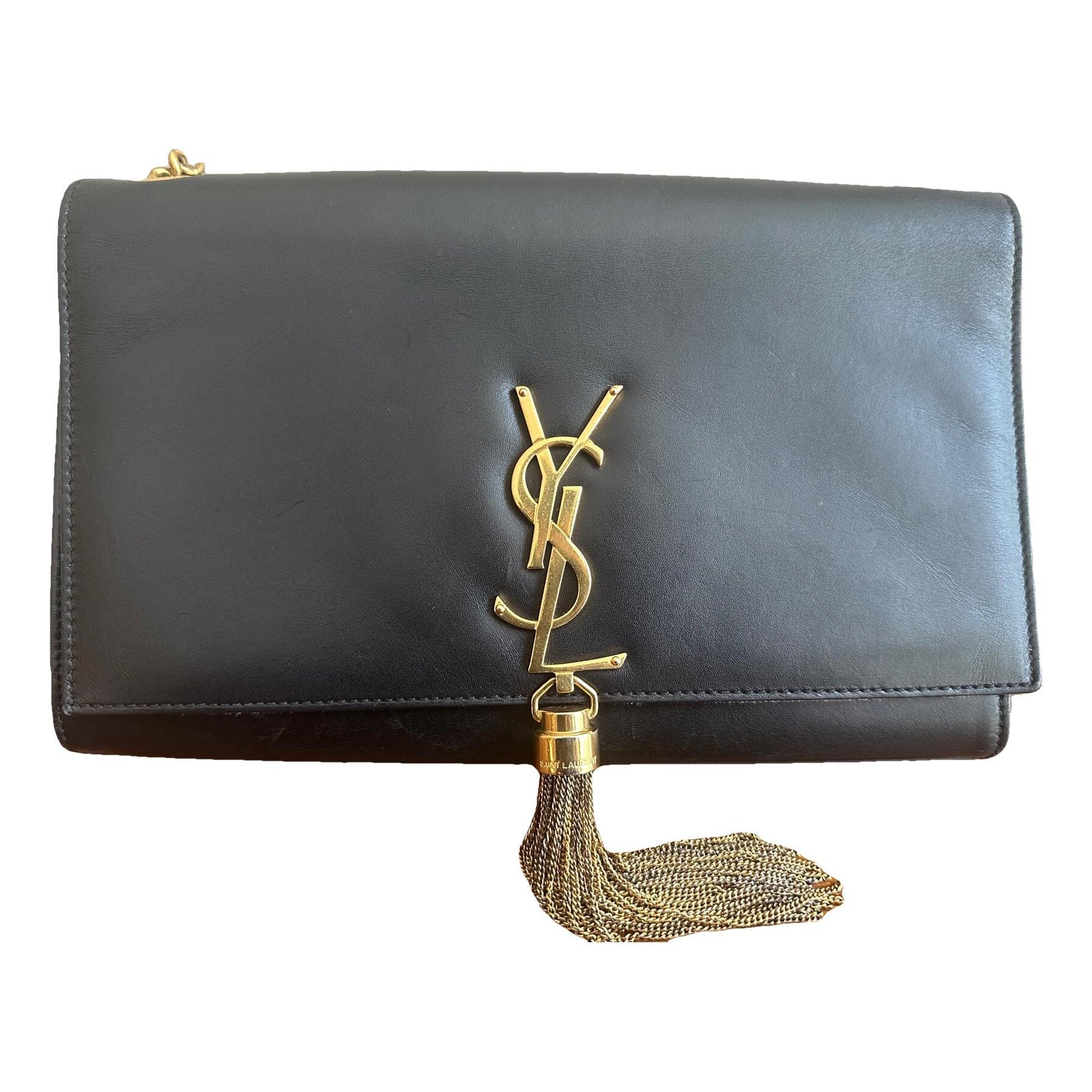 Pompom Kate leather crossbody bag
