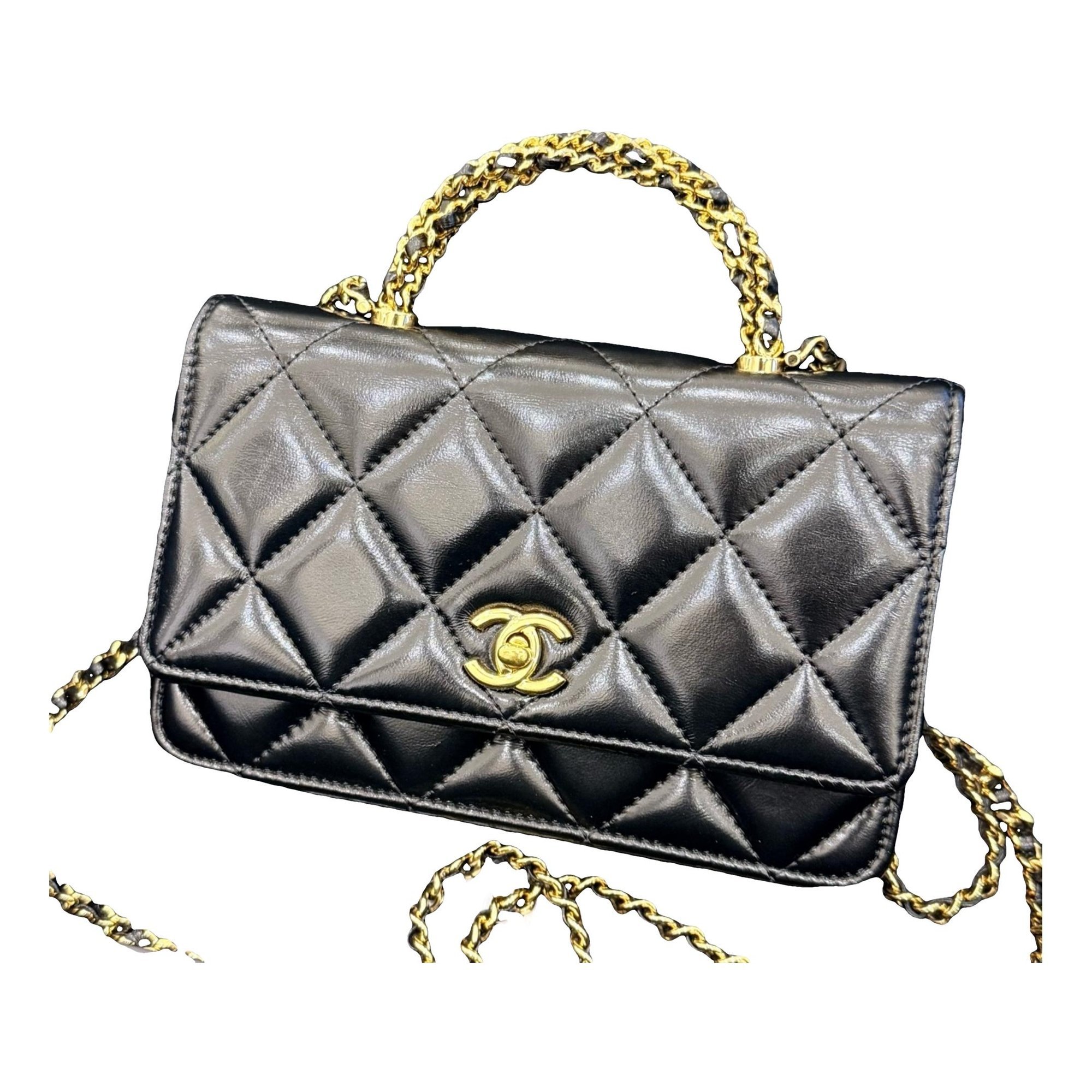 Wallet On Chain Timeless/Classique leather crossbody bag