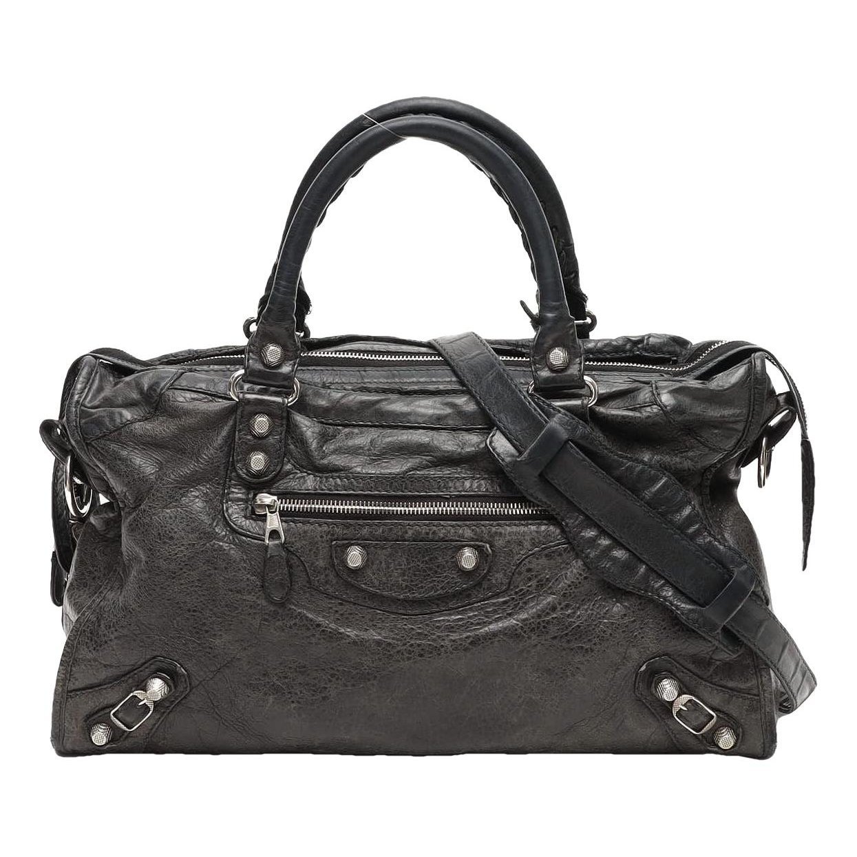 City leather crossbody bag