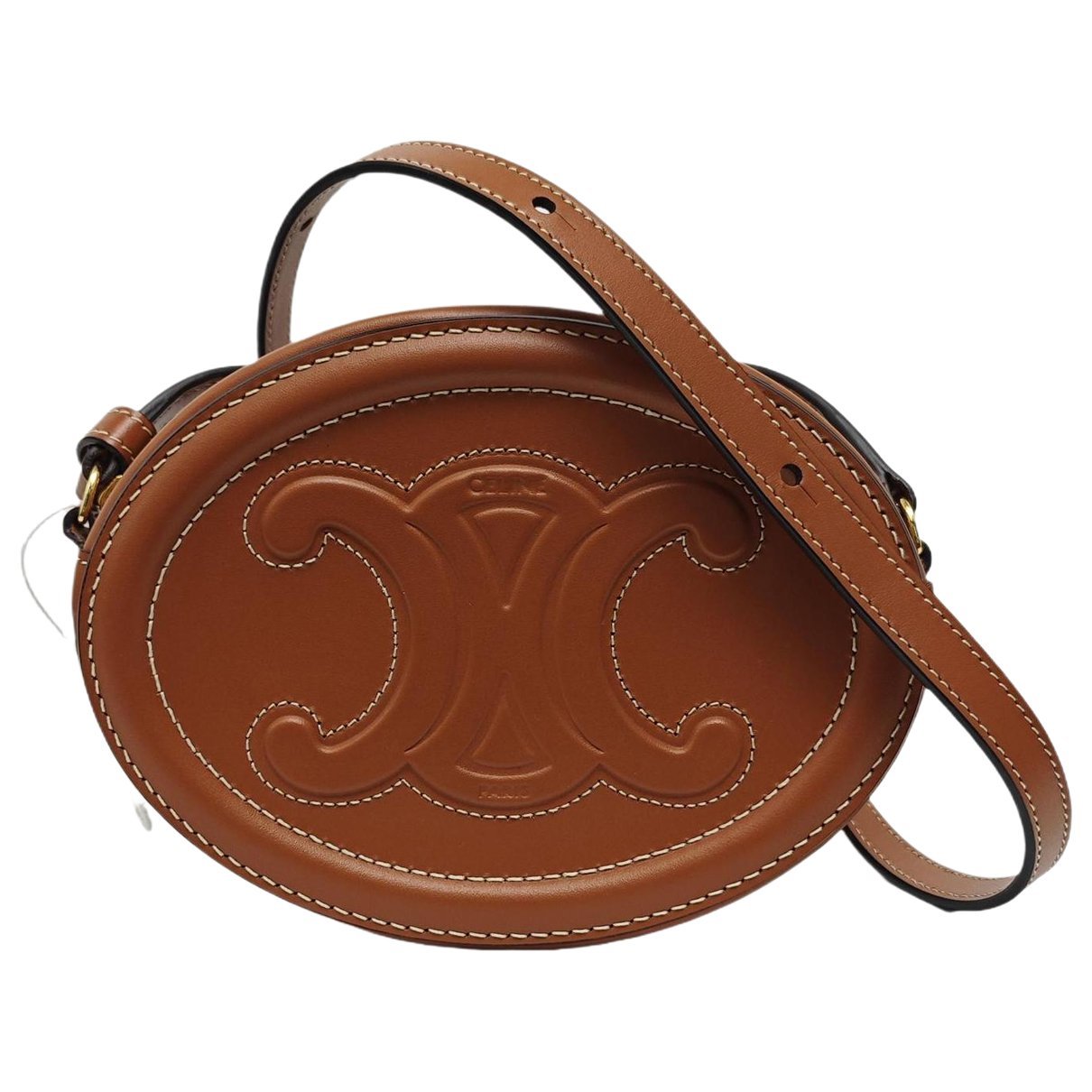 Triomphe leather crossbody bag