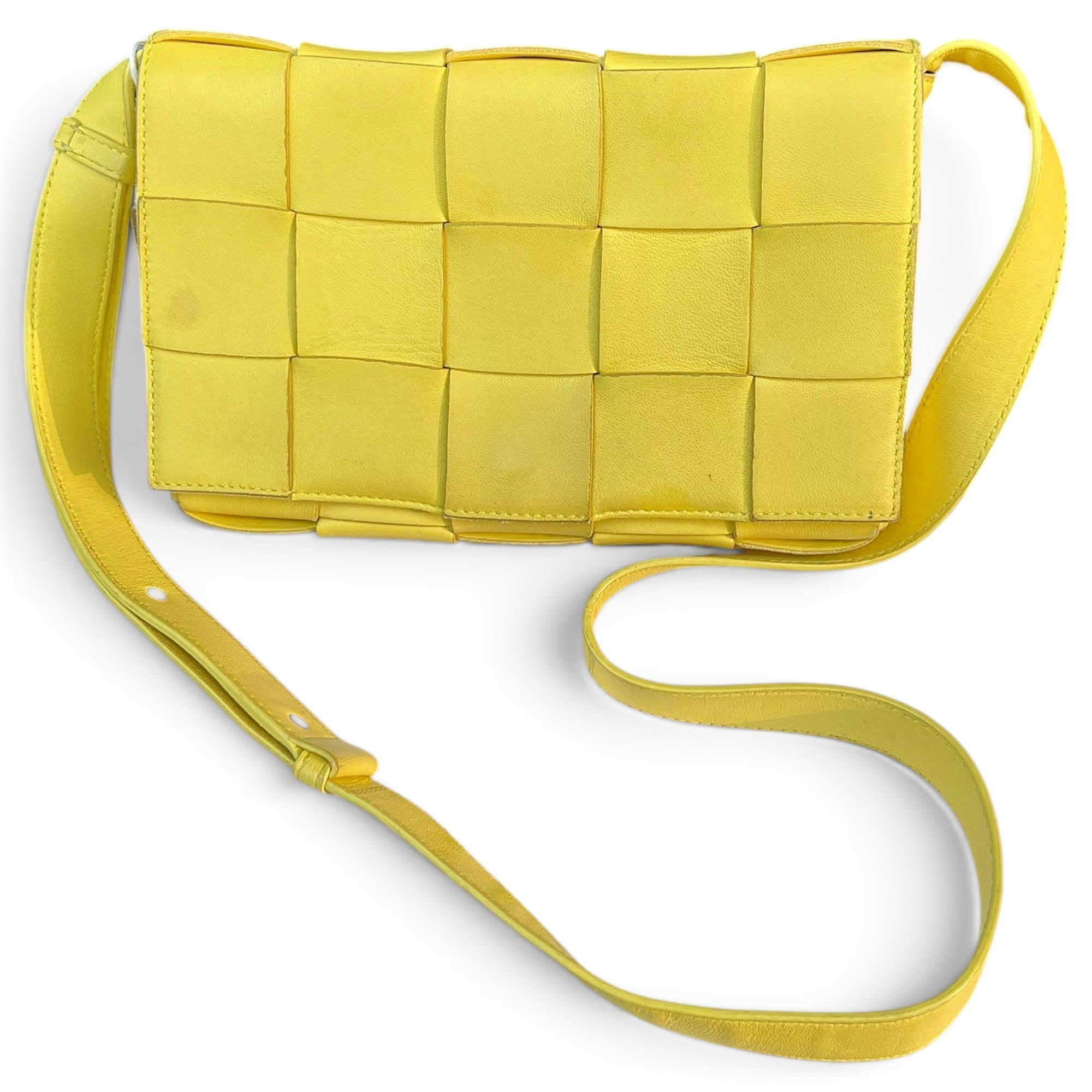 Cassette leather crossbody bag