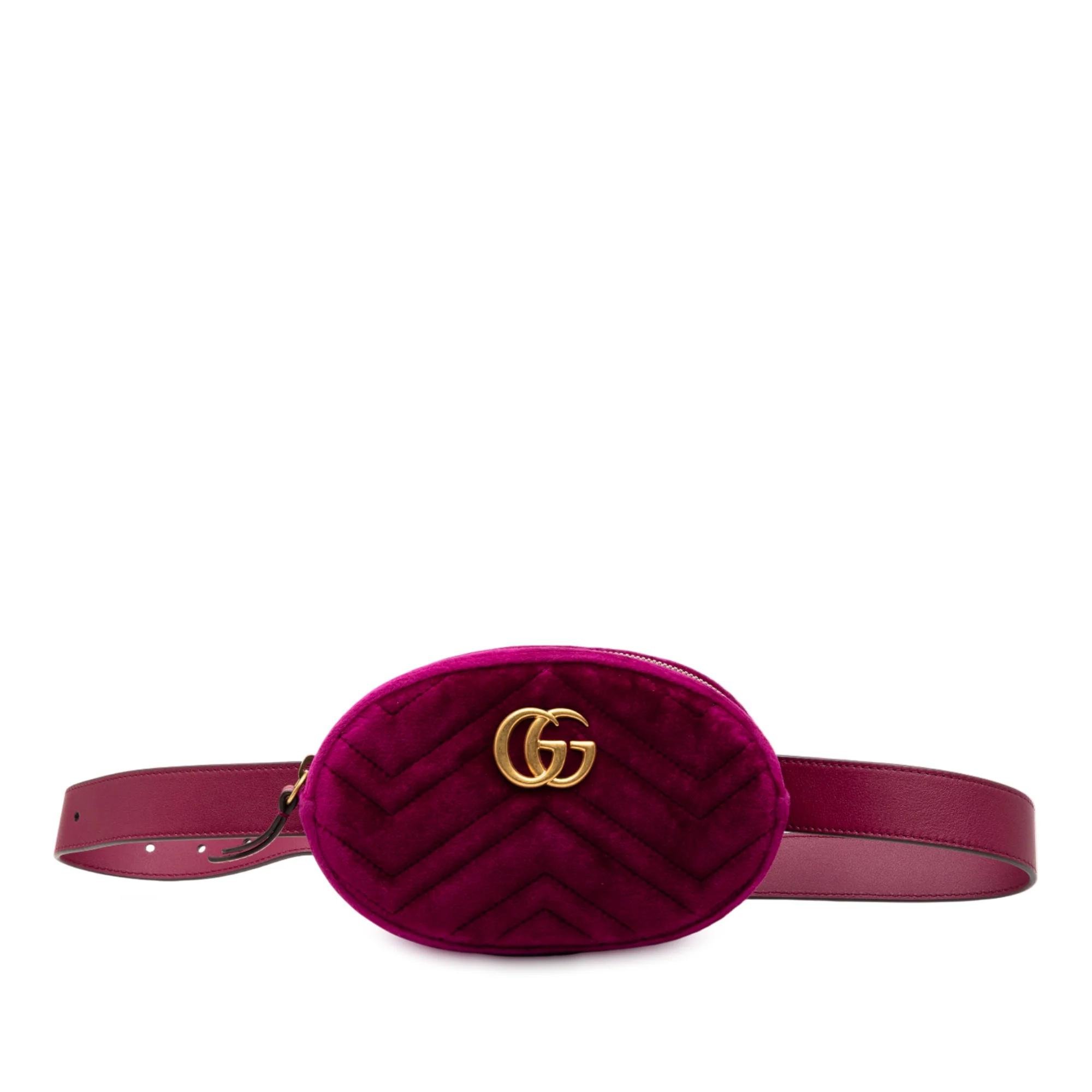 GG Marmont velvet mini bag
