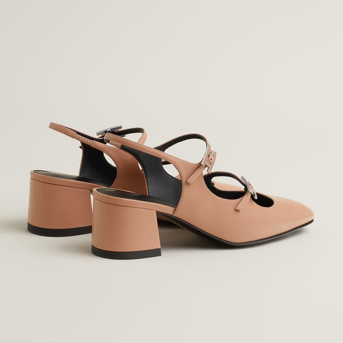 Beige Perlino Jackie 50 Pump