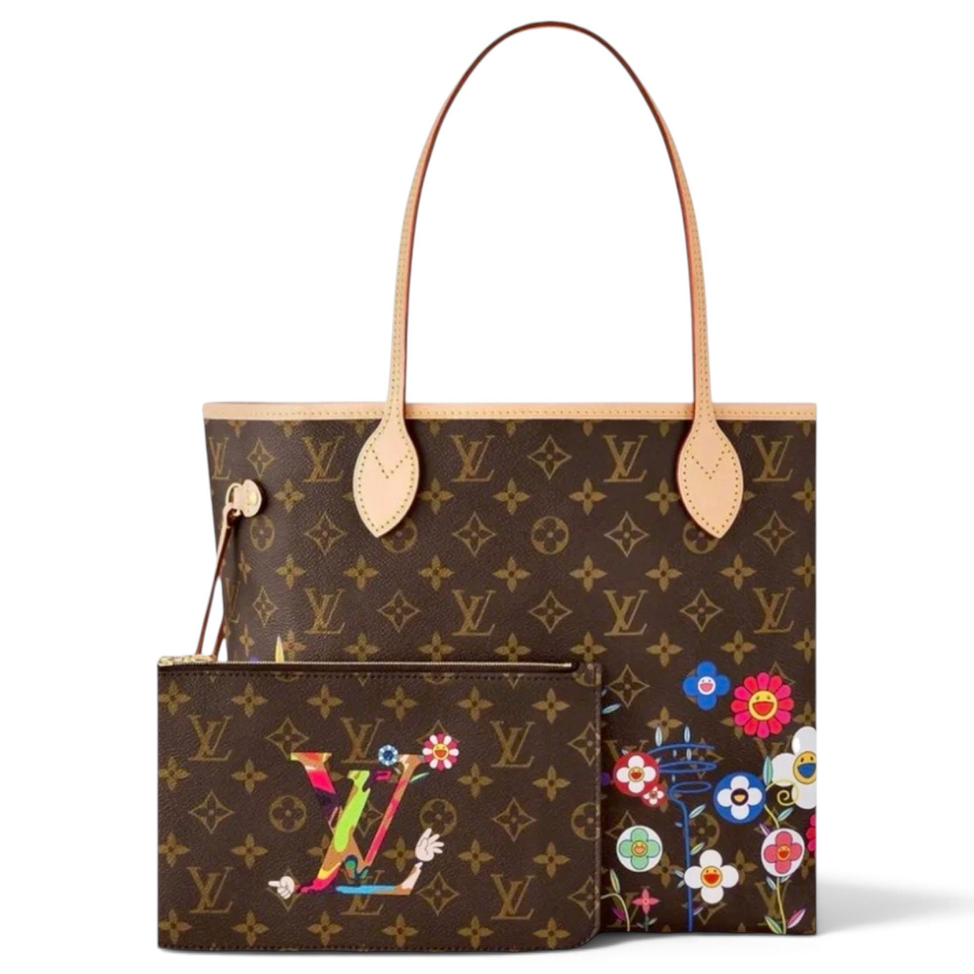 Neverfull leather tote