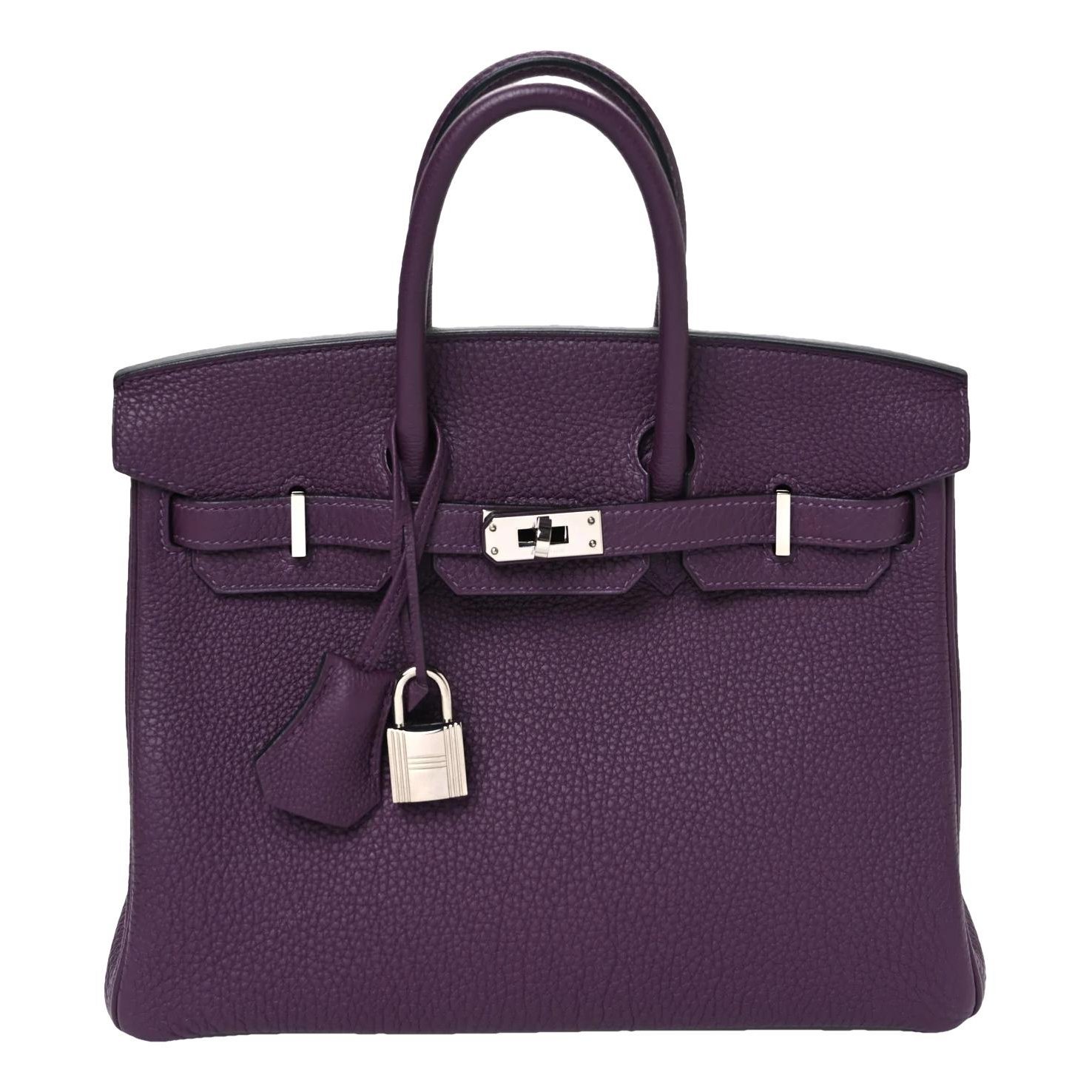 Hermes Birkin 25 Handbag Togo Leather