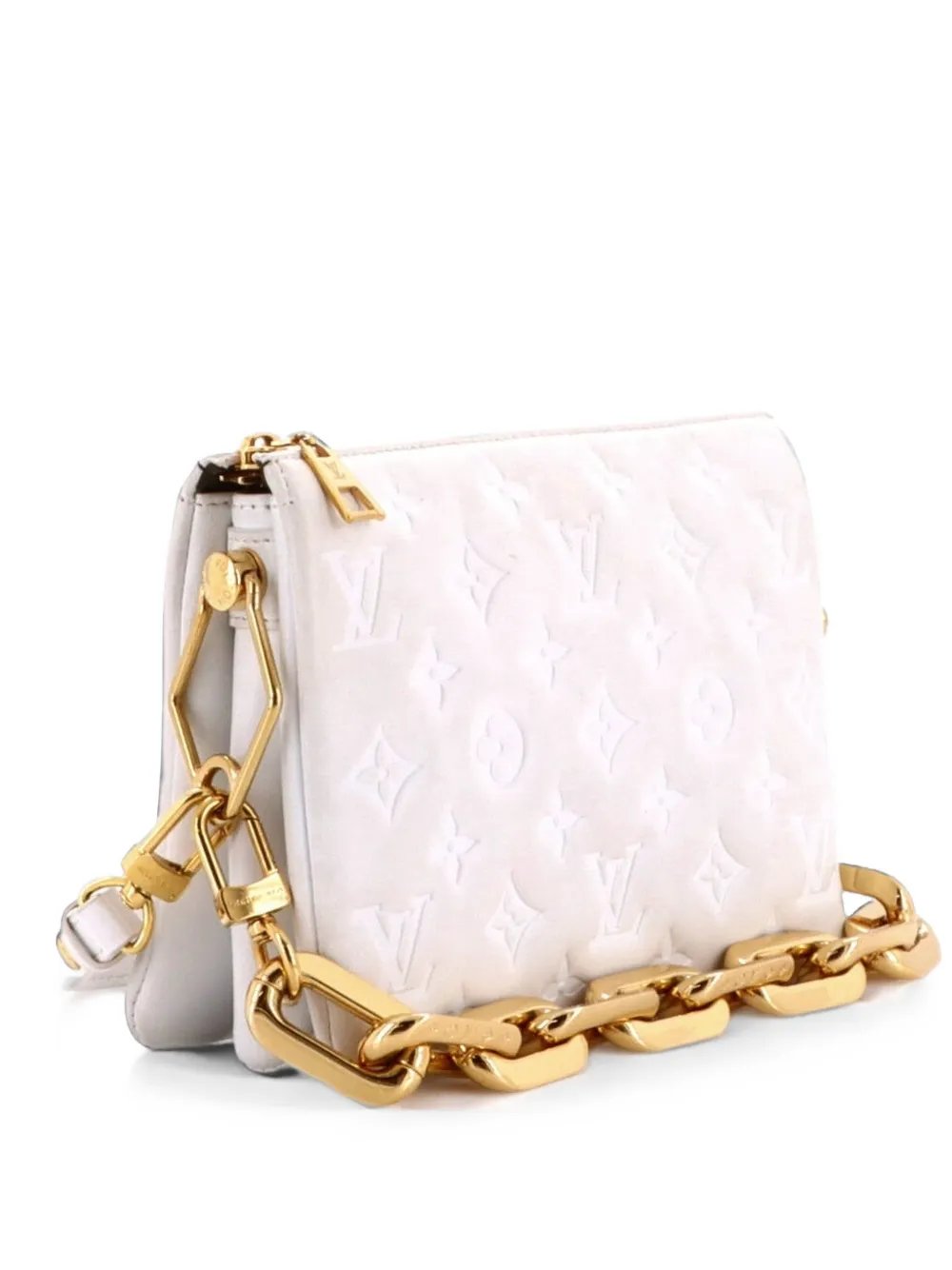 Coussin Bag Monogram Embossed Lambskin BB crossbody bag