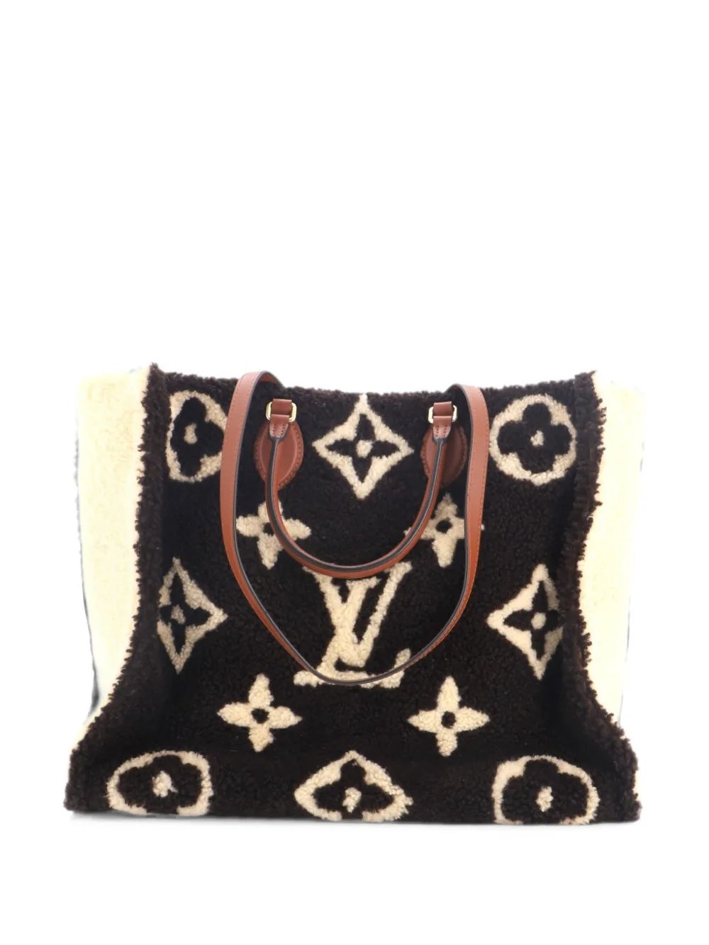 OnTheGo Monogram Giant Teddy Fleece GM tote bag