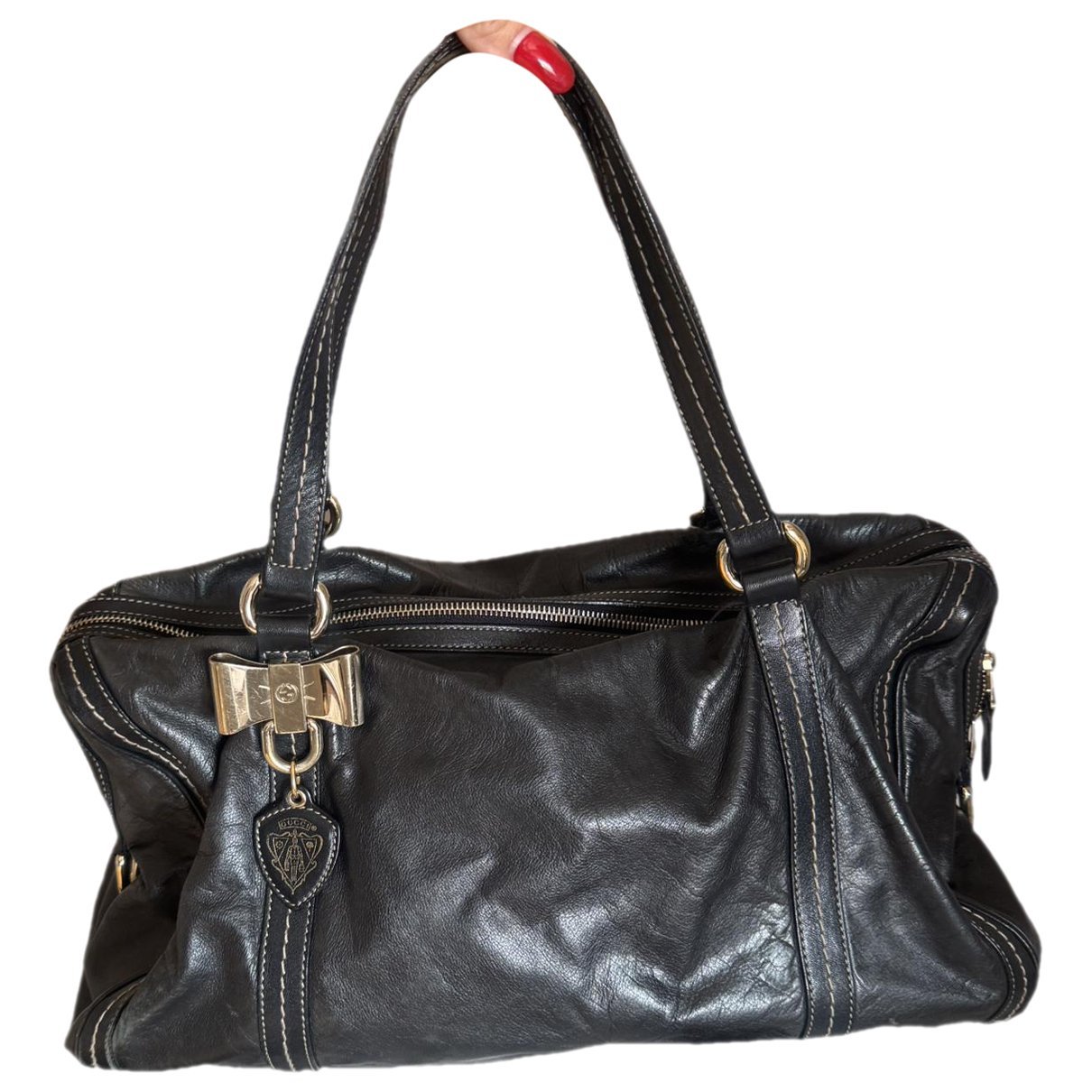 Leather handbag