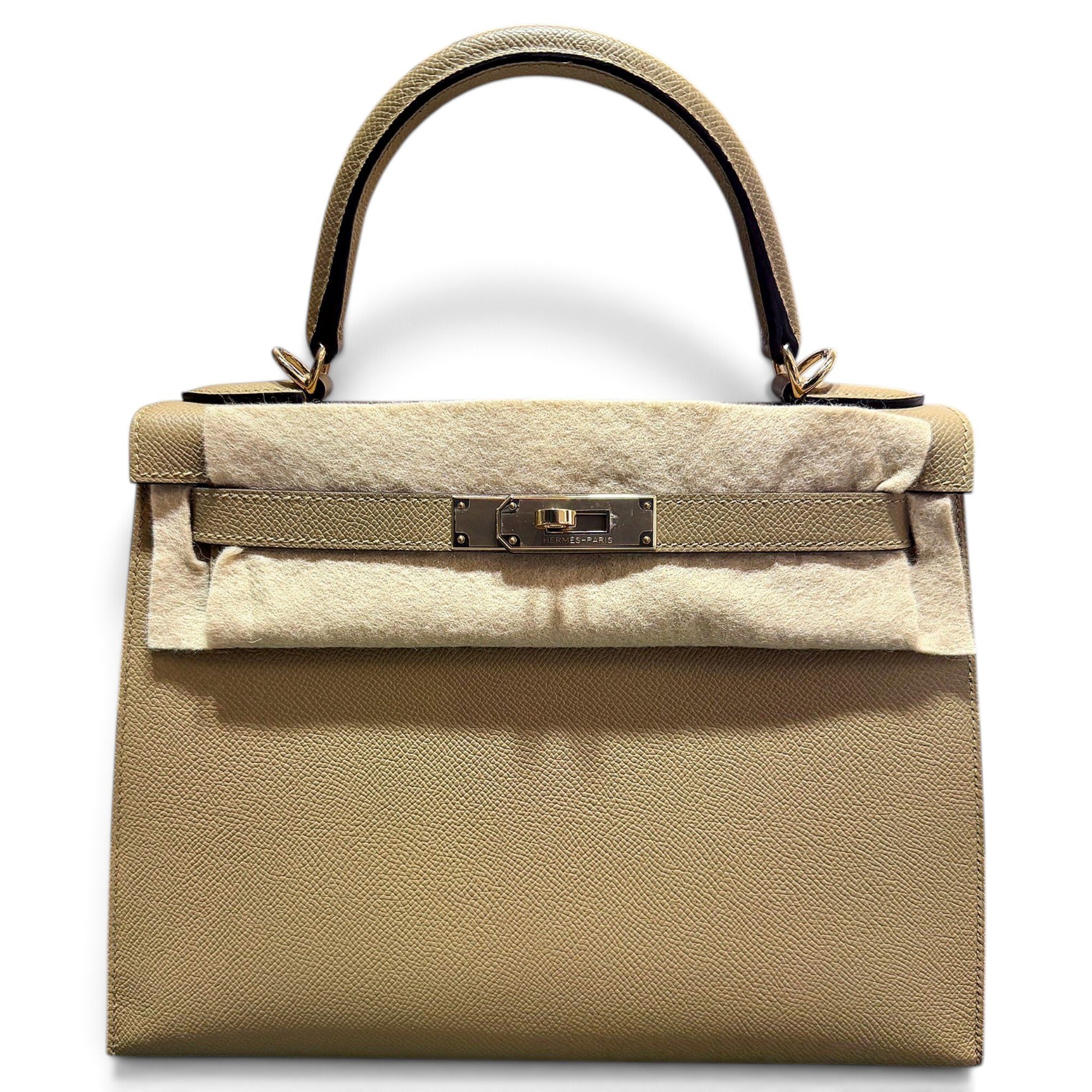 Kelly 28 leather handbag