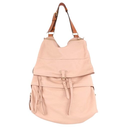 Leather backpack