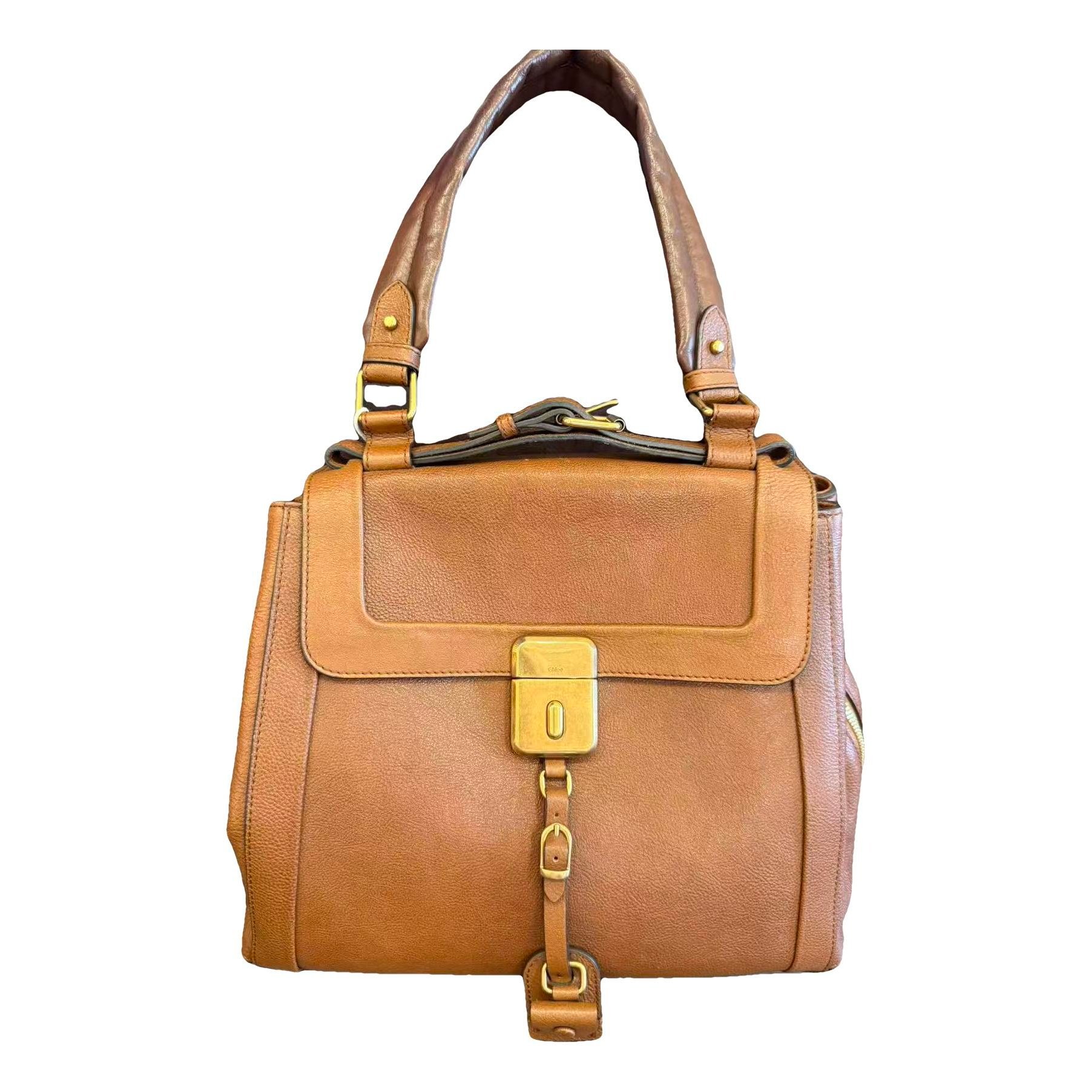 Leather handbag