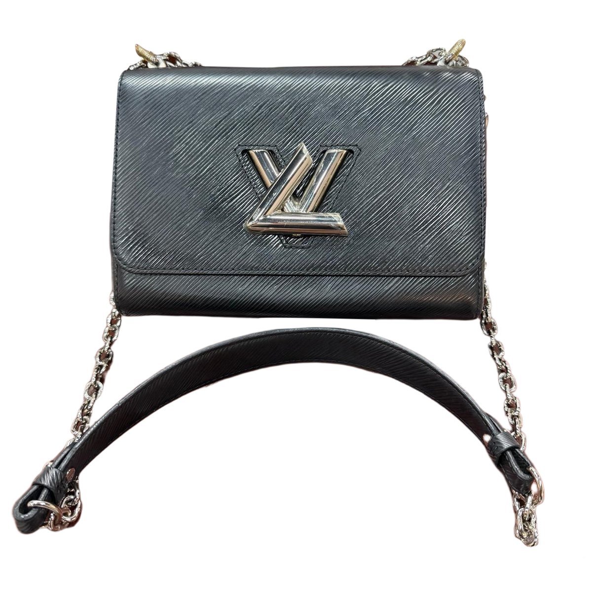 Twist leather handbag