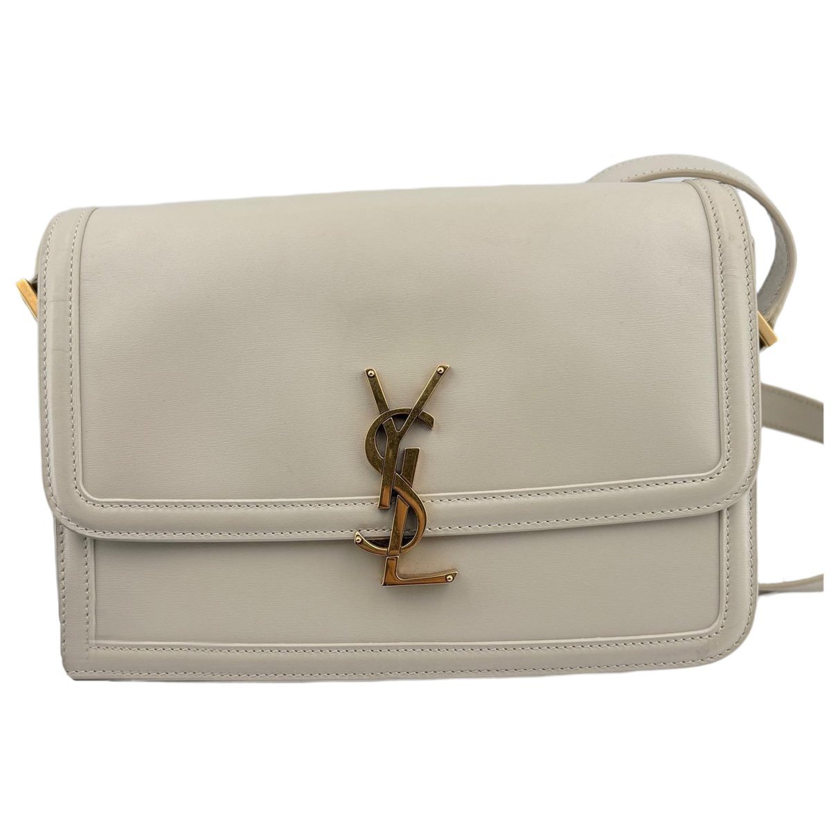 Solférino leather handbag