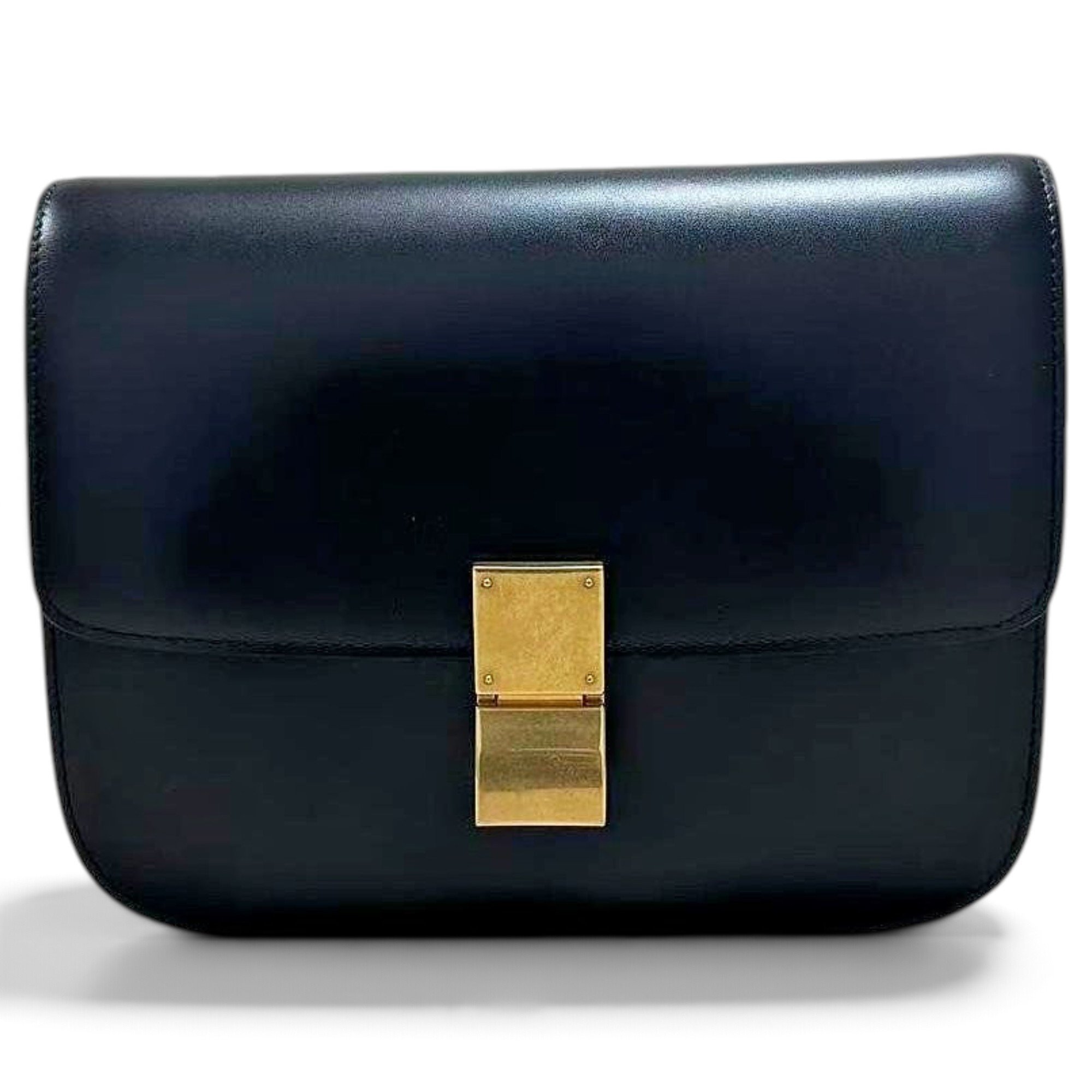 Classic leather crossbody bag