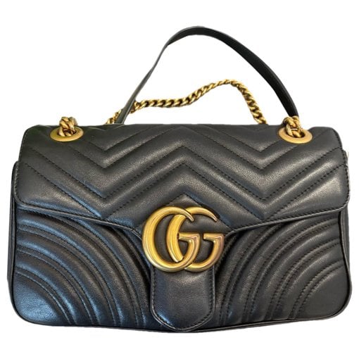 GG Marmont Flap leather crossbody bag