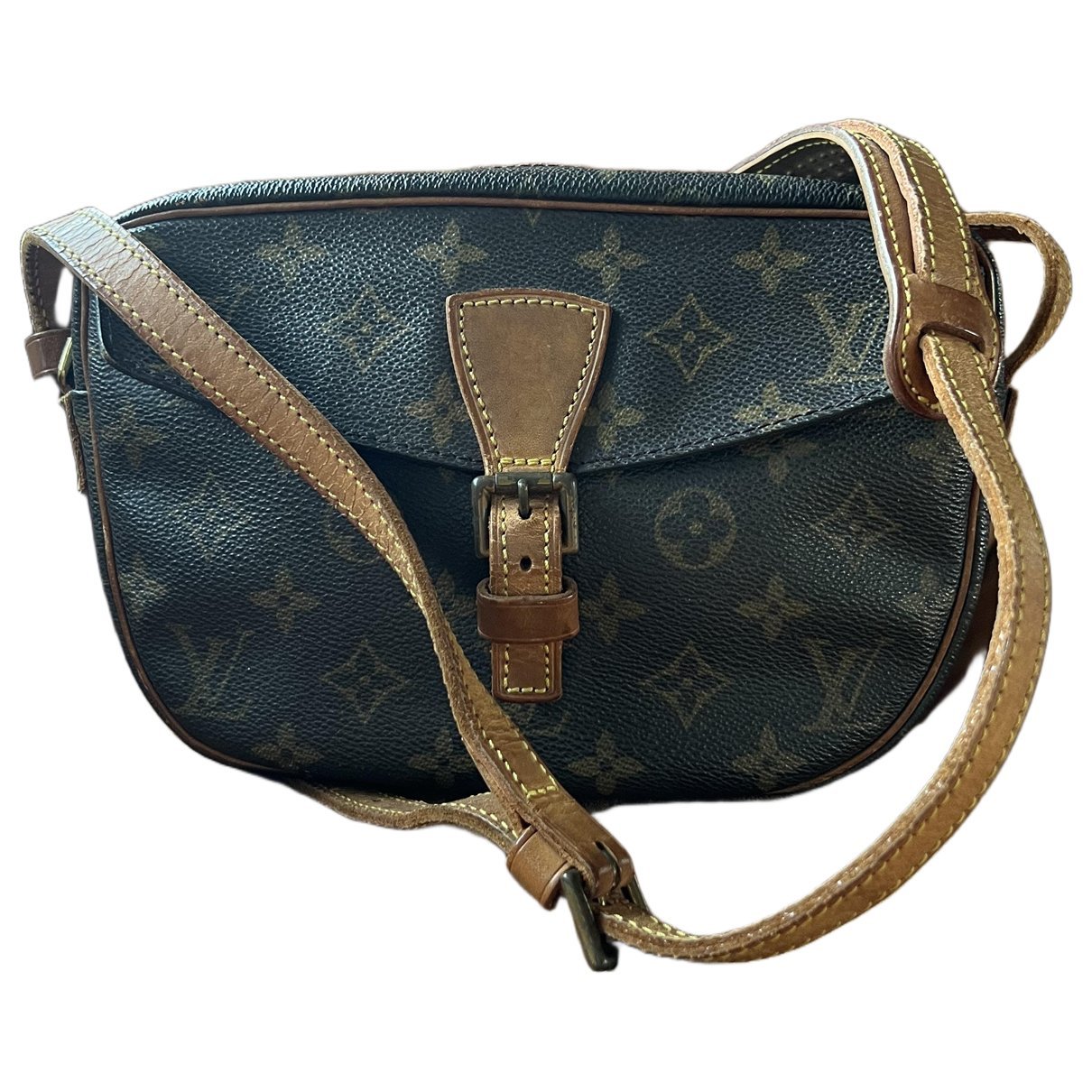 Jeune fille leather crossbody bag