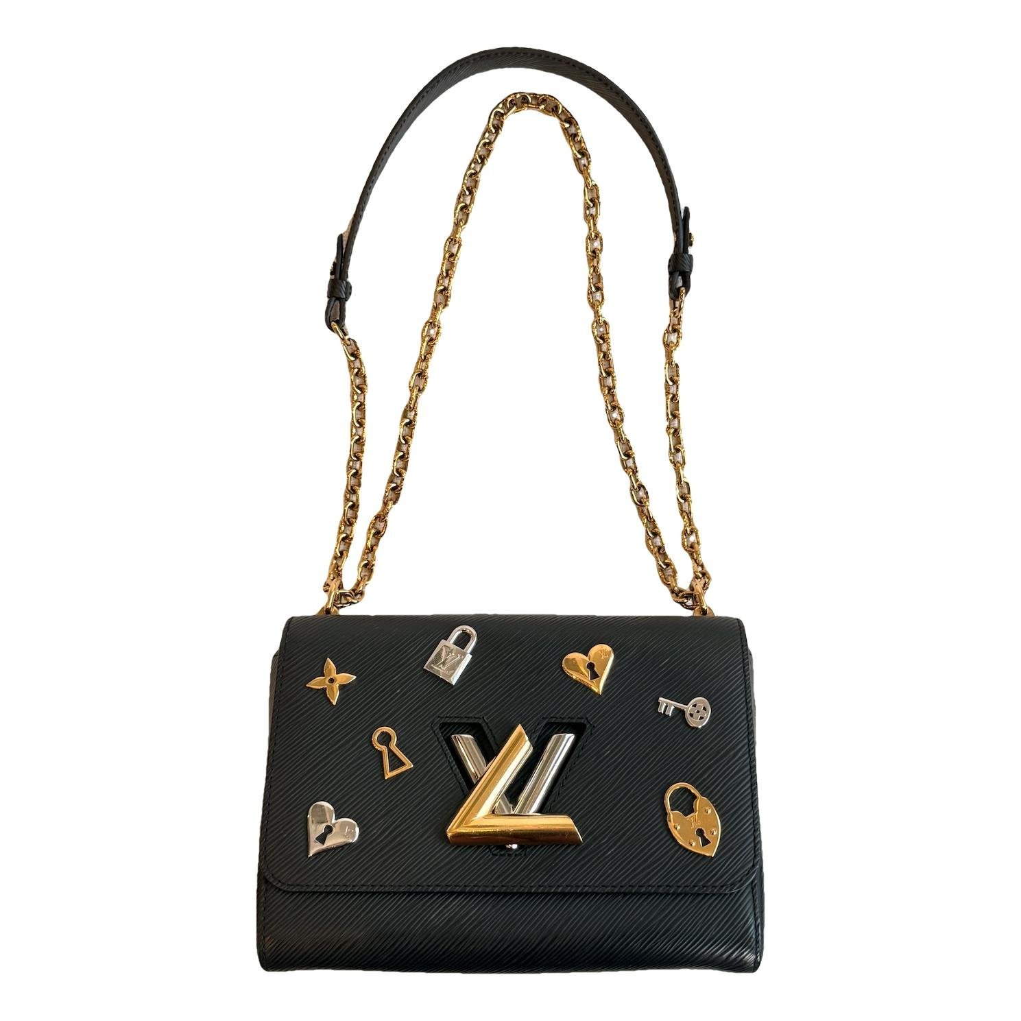 Twist leather handbag